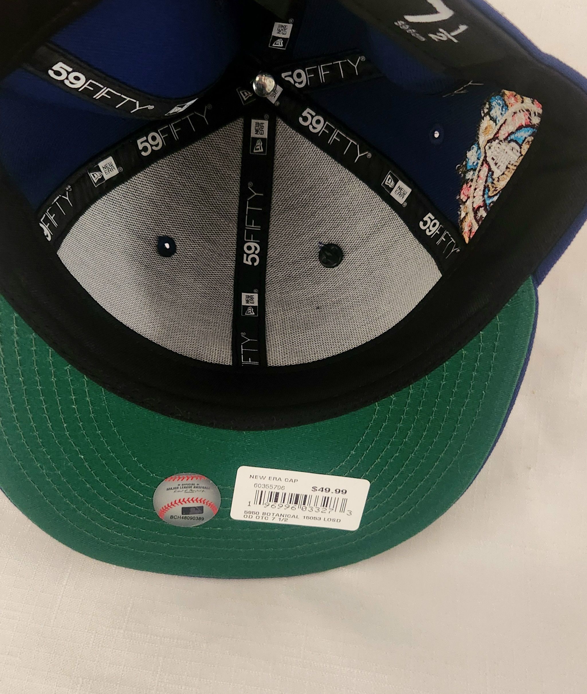 Cooperstown Collection × New Era New Era Los Angeles Dodgers 60th Anniversary Patch Botanical Size ONE SIZE - 9 Thumbnail