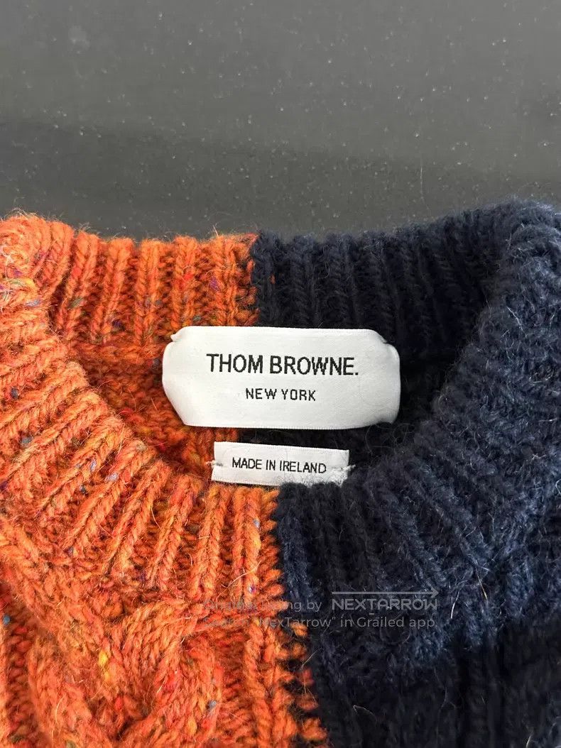 Thom Browne Thom Browne Colorblocked Knit Sweater Size US S / EU 44-46 / 1 - 4 Thumbnail