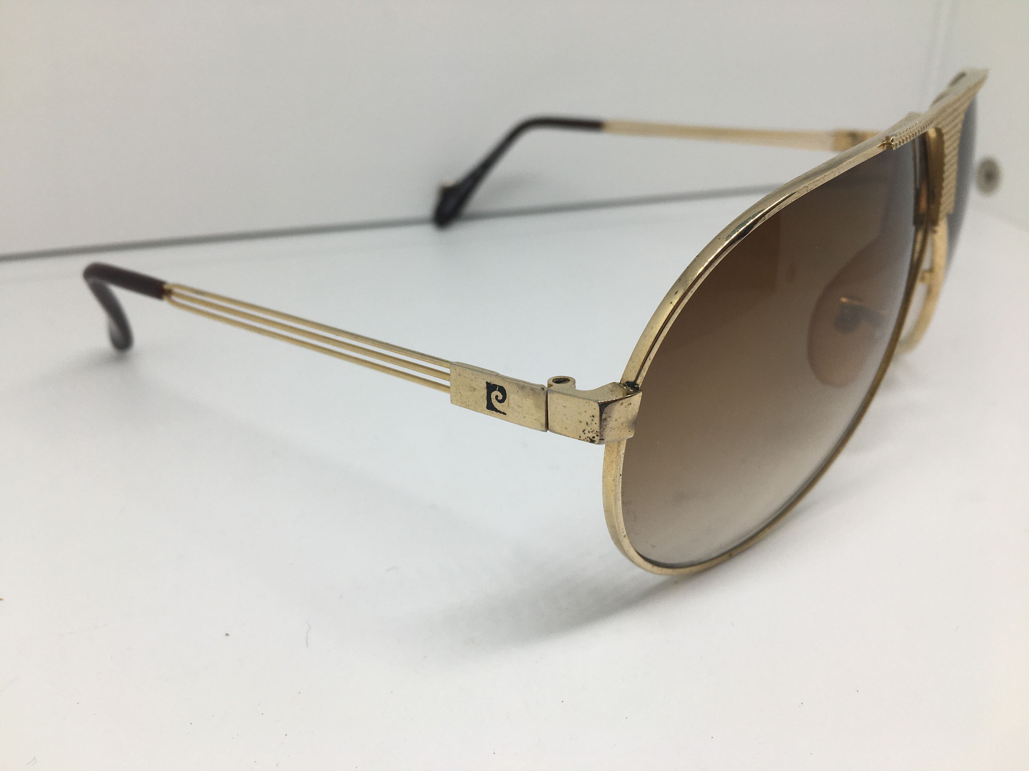 Pierre Cardin Vintage Pierre Cardin Gold Aviator Sunglasses Frame Pilot Size ONE SIZE - 1 Thumbnail
