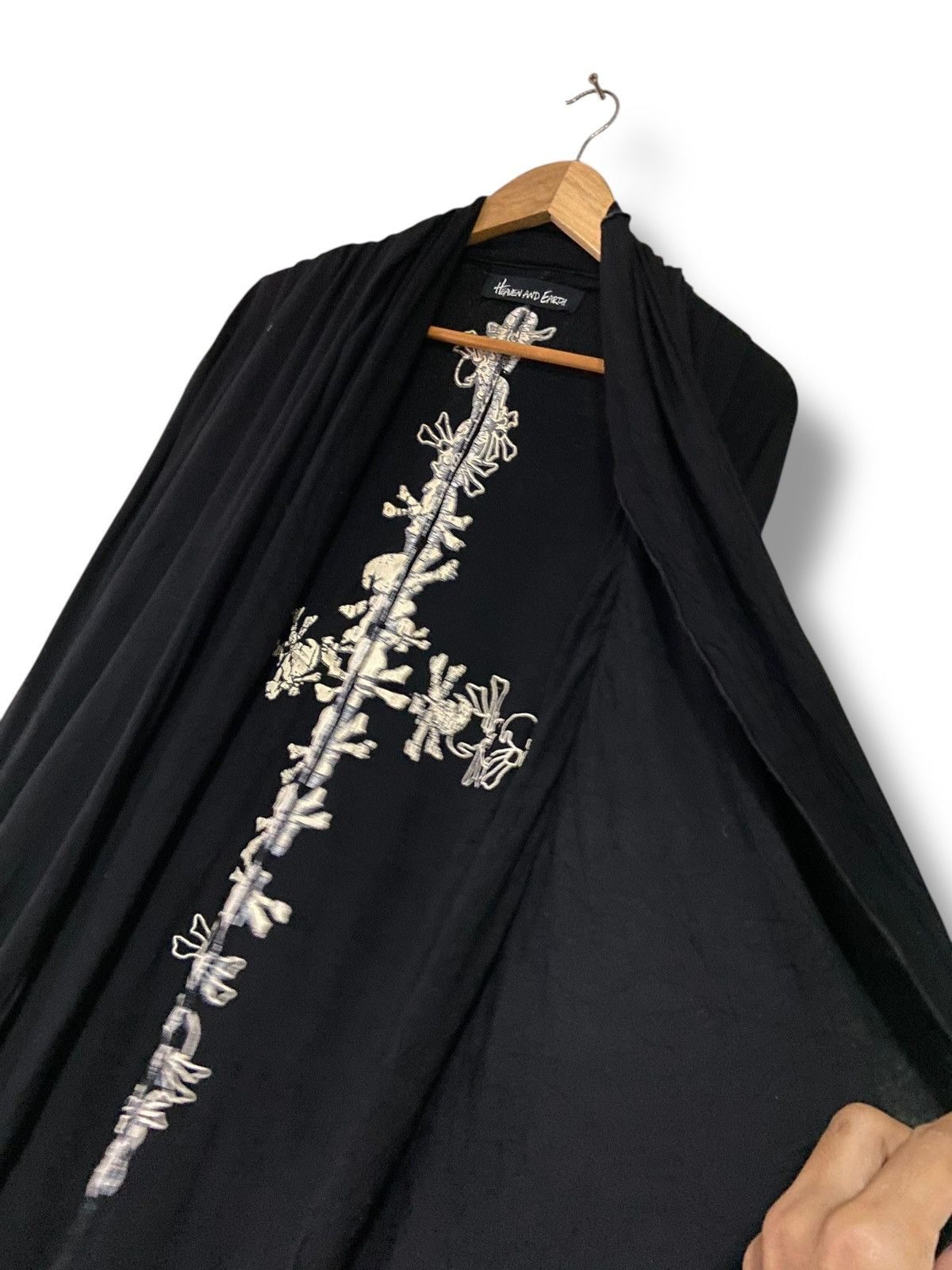 Japanese Brand Heaven & Earth Skull Outerwear Cardigan (164) Size US XS / EU 42 / 0 - 2 Thumbnail