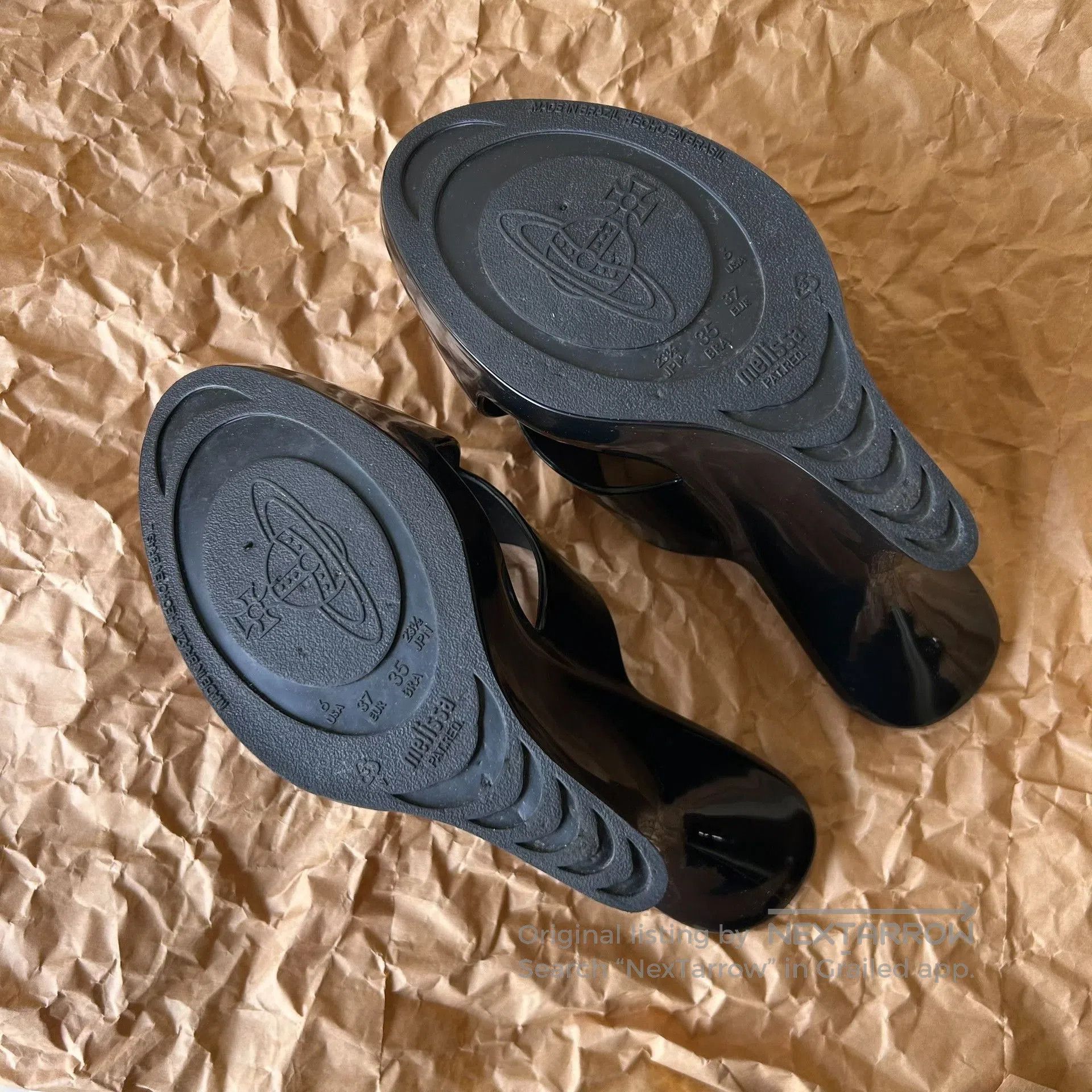 Vivienne Westwood Vivienne Westwood Melissa Black Platform Sandals. Size US 6 / IT 36 - 9 Thumbnail