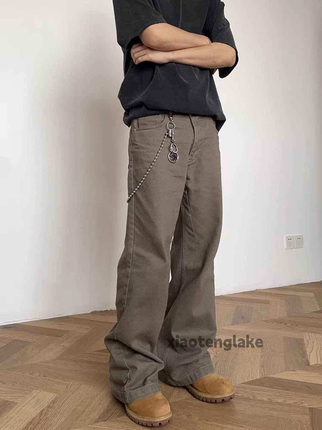 Jean × Vintage washed faded cleanfit yuppie bootcut flared punk jeans Size US 30 / EU 46 - 7 Thumbnail