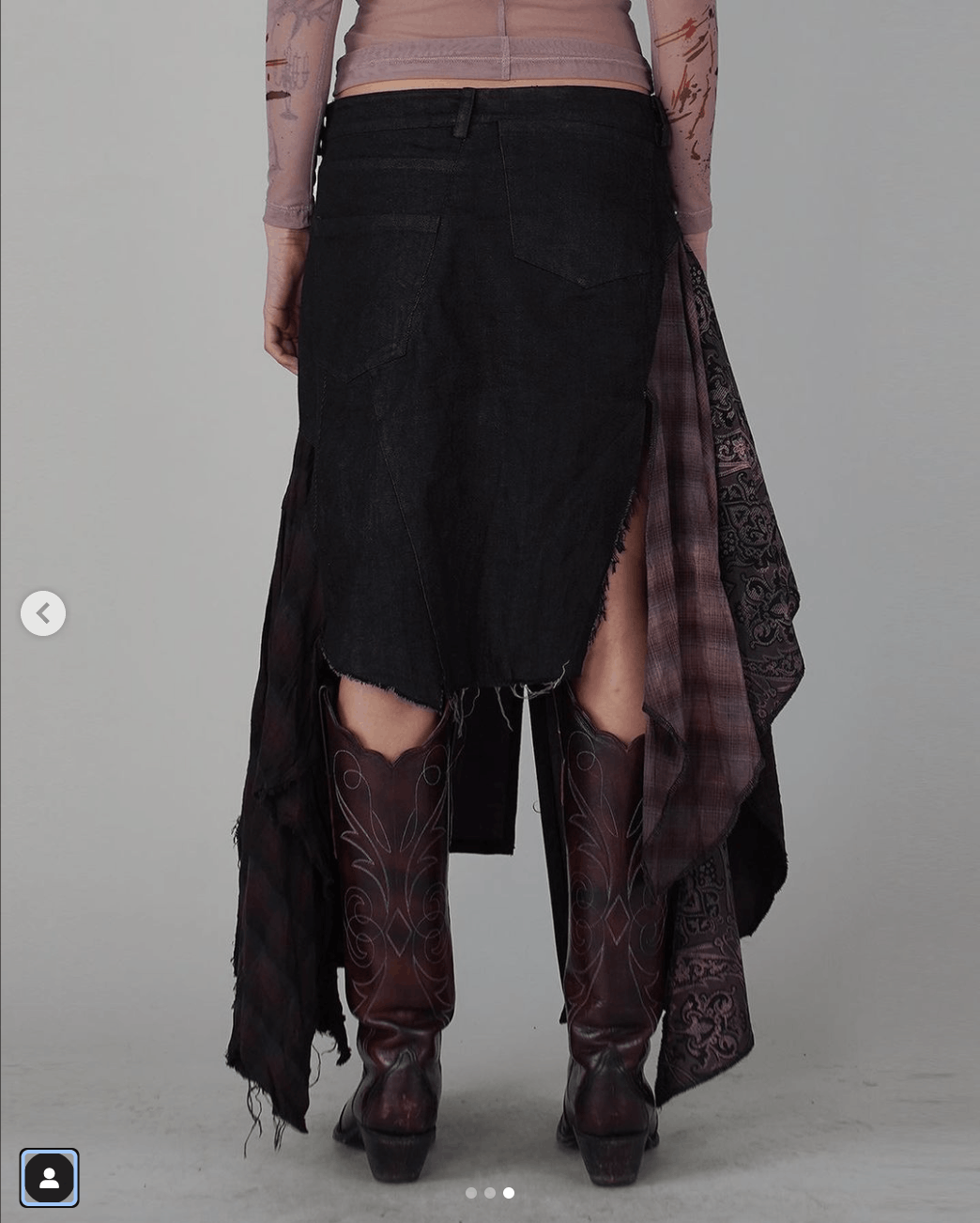 Other CLIO GALEA Patchka asymmetric skirt Size 30" / US 8 / IT 44 - 7 Thumbnail