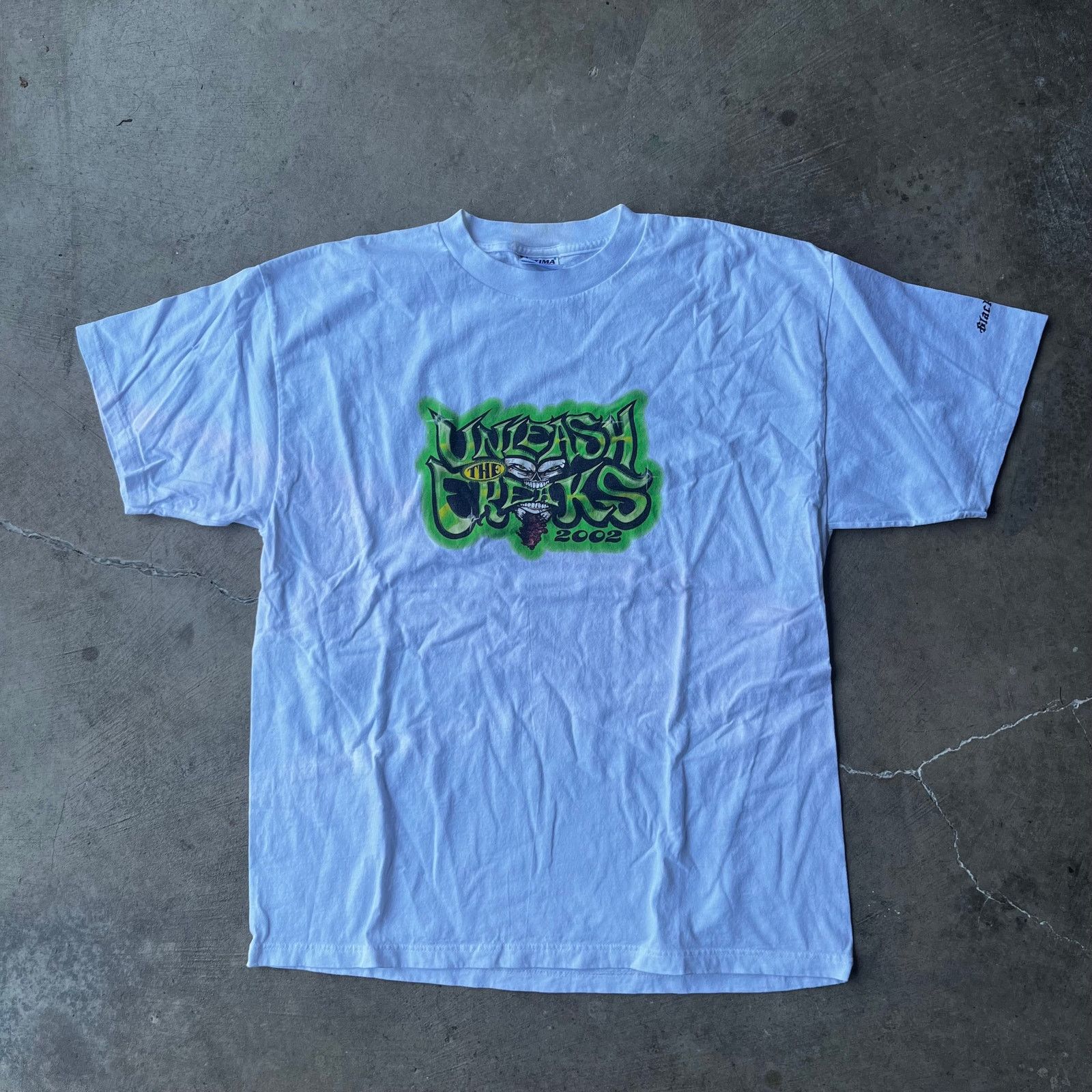 Vintage VINTAGE UNLEASH THE FREAKS 2002 SHIRT MOTOCROSS XL WHITE TEE Size US XL / EU 56 / 4 - 1 Thumbnail