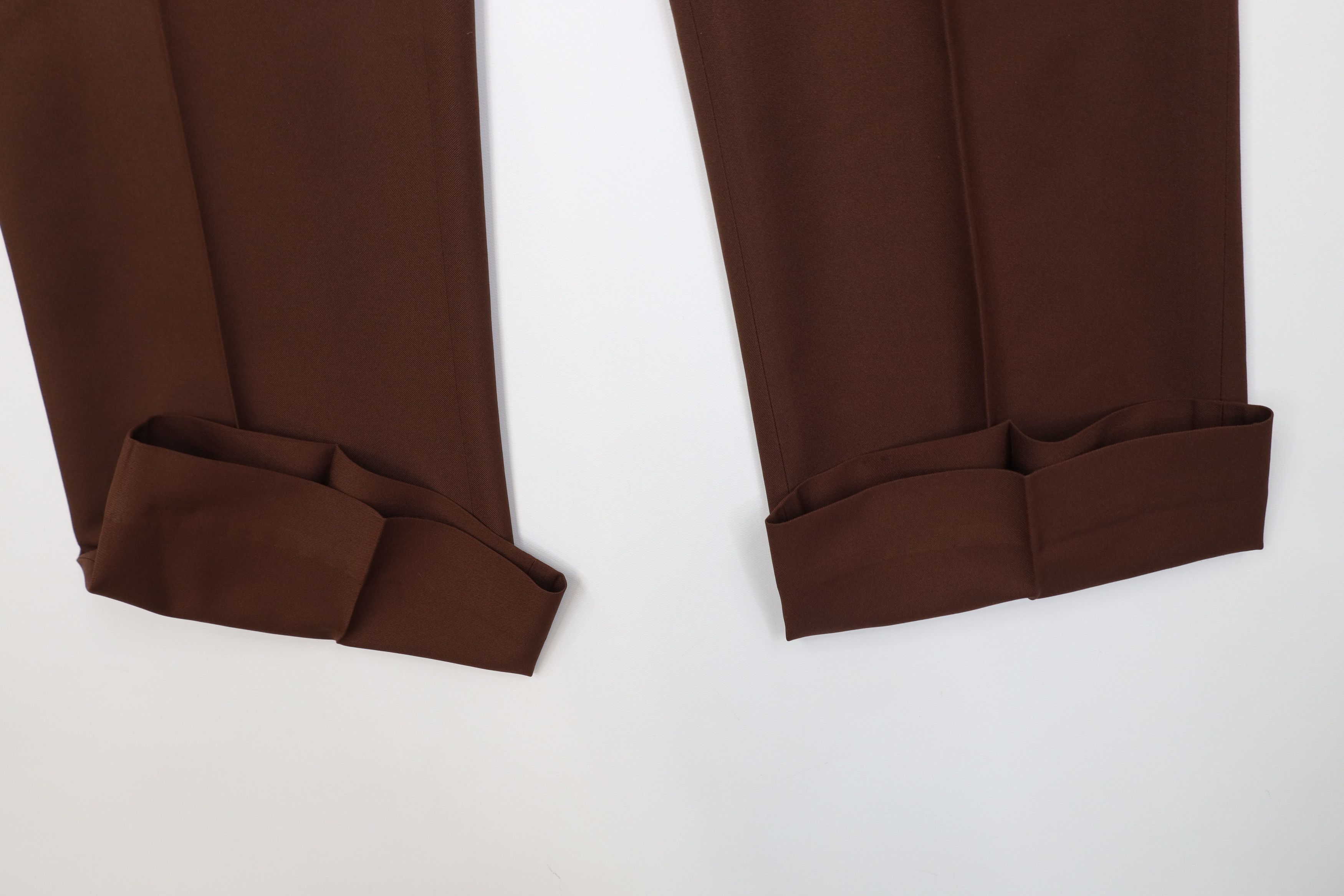 Vintage Vintage 70s Streetwear Knit Bell Bottoms Chino Pants Brown Size US 36 / EU 52 - 5 Thumbnail