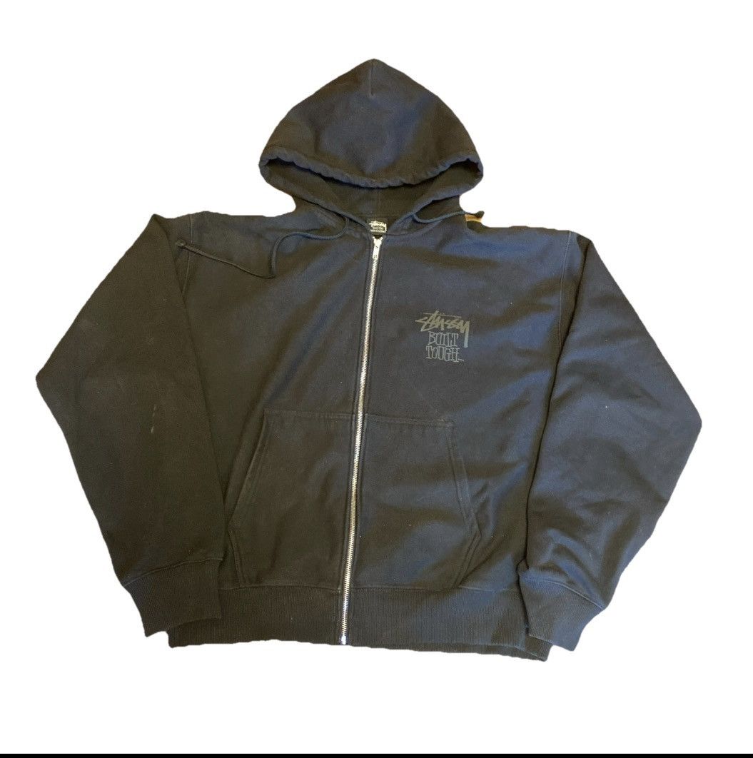 Stussy Stussy Spring/Summer 2025 Welder Zip Up Hoodie Black Size XL Size US XL / EU 56 / 4 - 1 Thumbnail