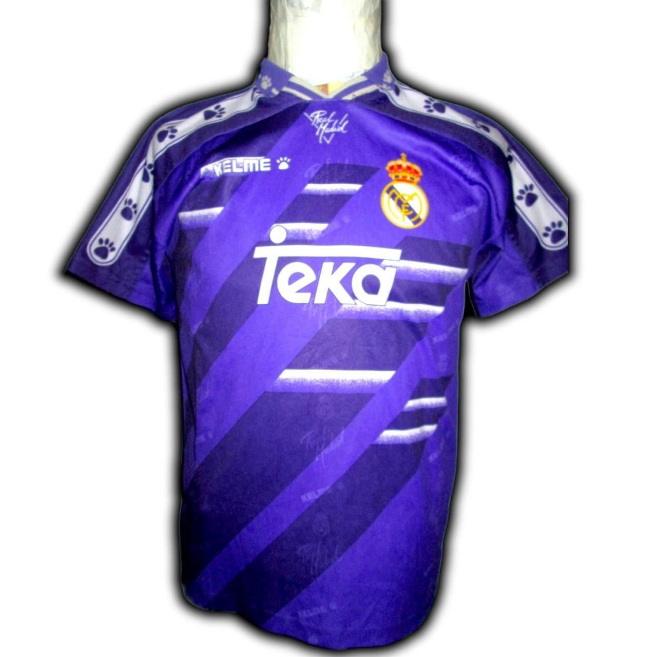 Other Real Madrid Spain 1994 1995 1996 Away Shirt Jersey Size US S / EU 44-46 / 1 - 3 Thumbnail