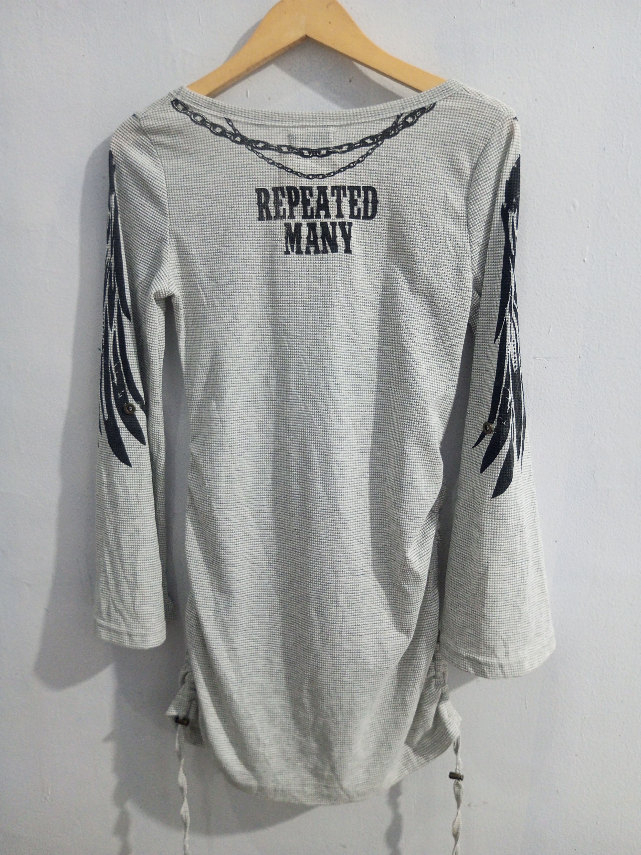 Japanese Brand Vintage native american poem studded long sleeve t shirt Size US S / EU 44-46 / 1 - 9 Thumbnail