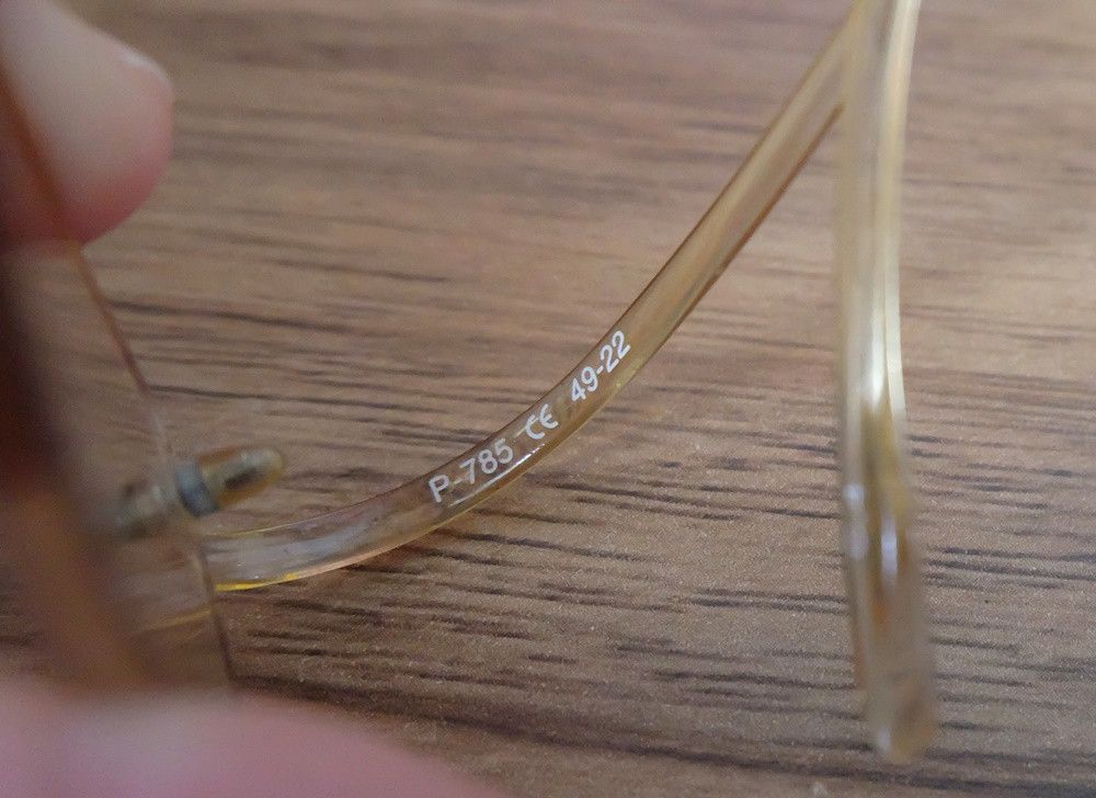 Vintage Percy P-785 Rimless Sunglasses Size ONE SIZE - 6 Thumbnail
