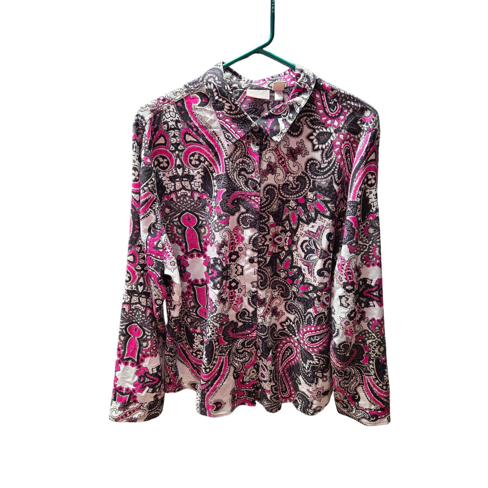 Chicos Chicos 3 XL pink top Size XL / US 12-14 / IT 48-50 - 2 Thumbnail