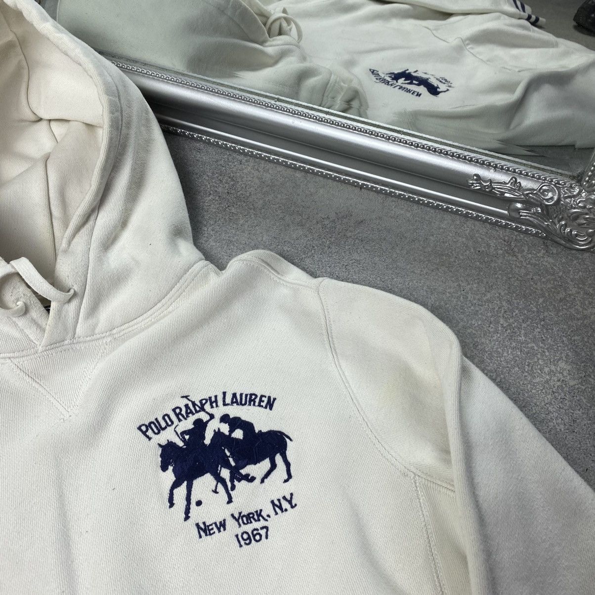 Polo Ralph Lauren Polo Ralph Lauren big pony hoodie White Size US S / EU 44-46 / 1 - 6 Thumbnail