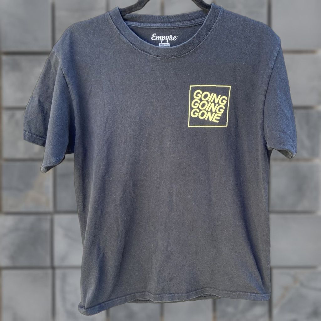 Empyre Empyre Black Going Gone Logo T-Shirt Mens Medium Cotton Crew Short Sleeve 100% Cotton Size US M / EU 48-50 / 2 - 1 Thumbnail