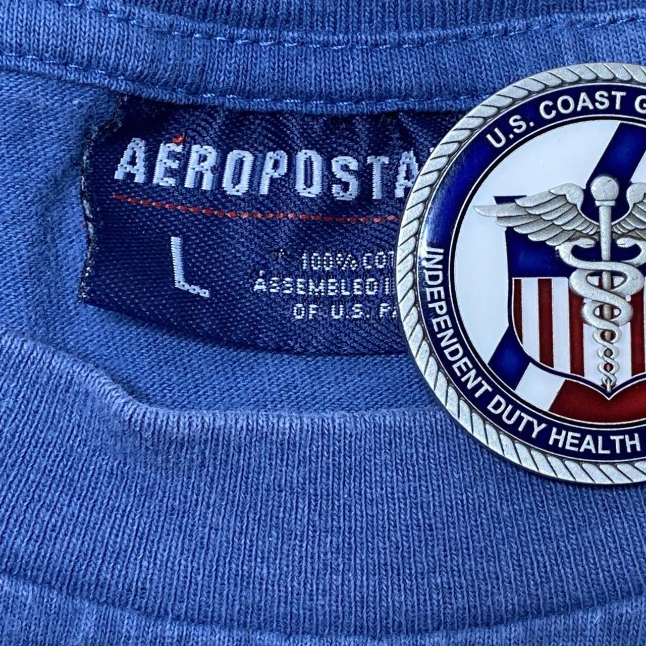 Aeropostale Vintage Aeropostale Blue Tee Size Large Size US L / EU 52-54 / 3 - 3 Thumbnail