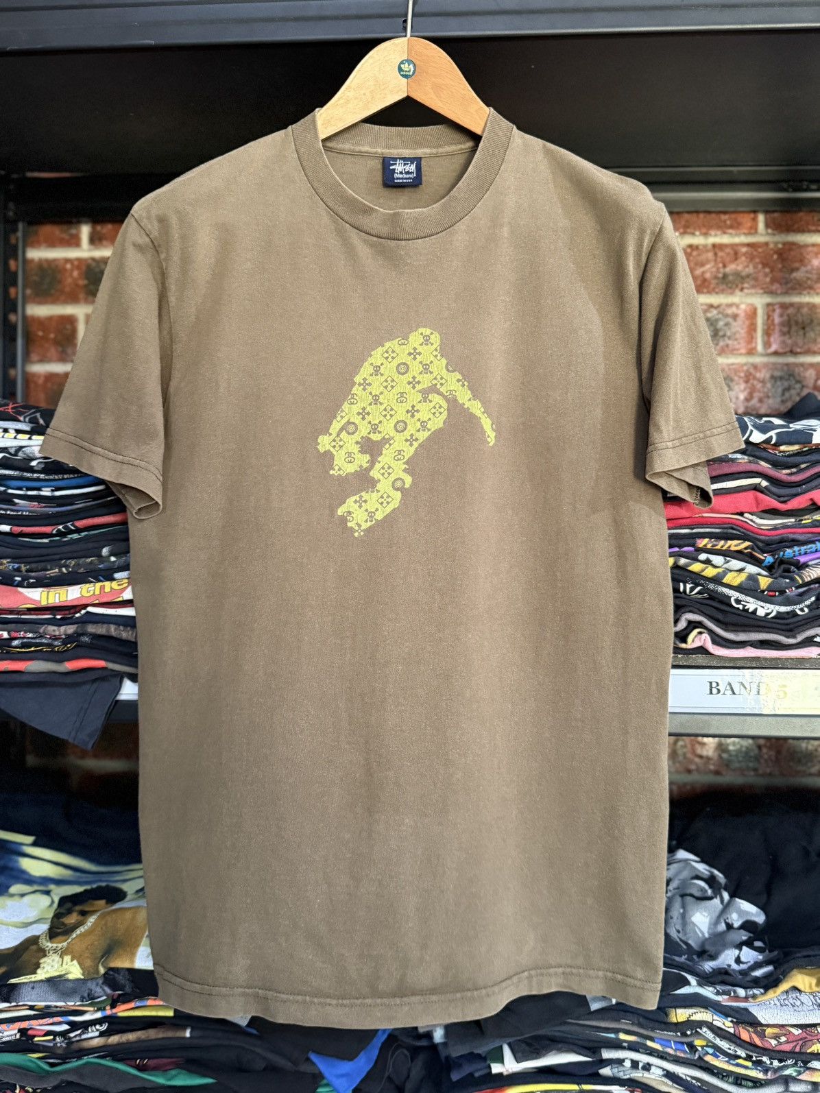 Camo × Stussy Stussy surplus Camo Ringer Pocket tee vintage