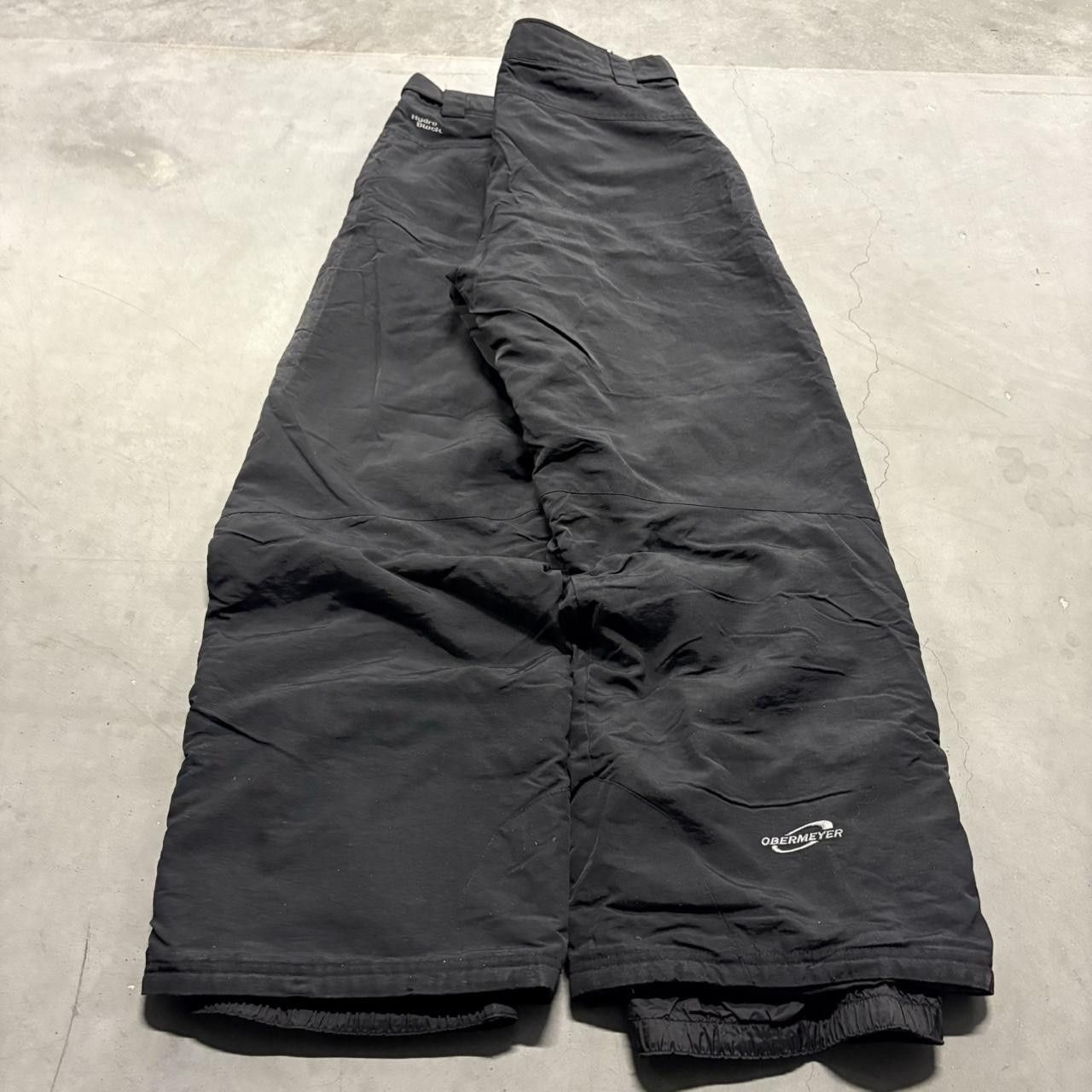 Vintage Crazy Vintage Y2K/2000s Baggy Black Obermeyer Nylon Ski Pants! Size US 36 / EU 52 - 5 Thumbnail
