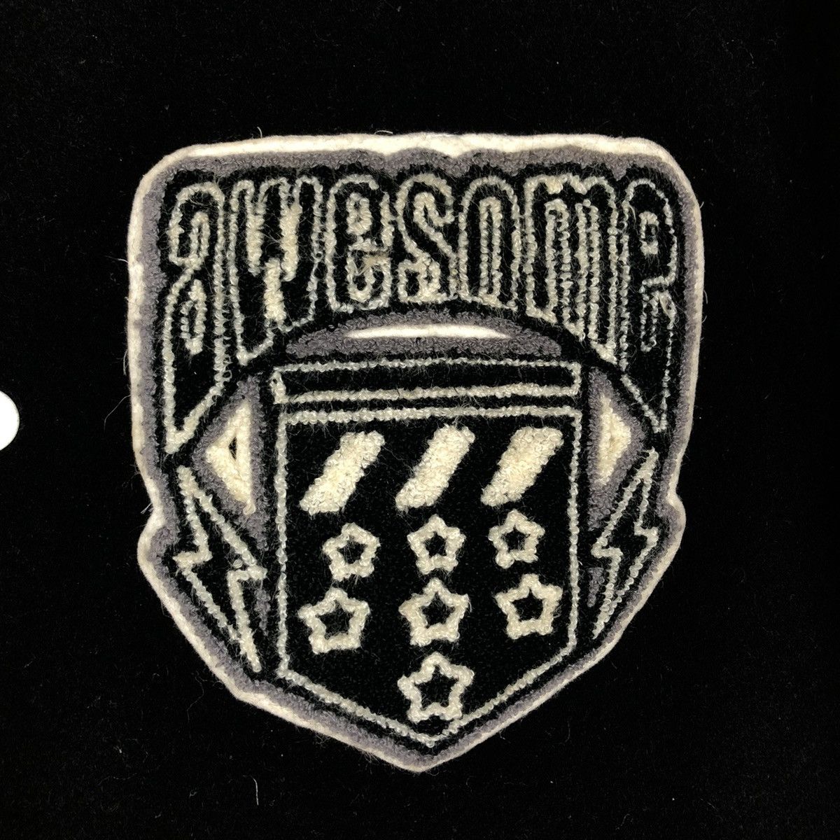 Hysteric Glamour 🔥VINTAGE VARSITY JACKET LEATHER ONBOARD EMBROIDERY BIG LOGO Size US M / EU 48-50 / 2 - 16 Thumbnail