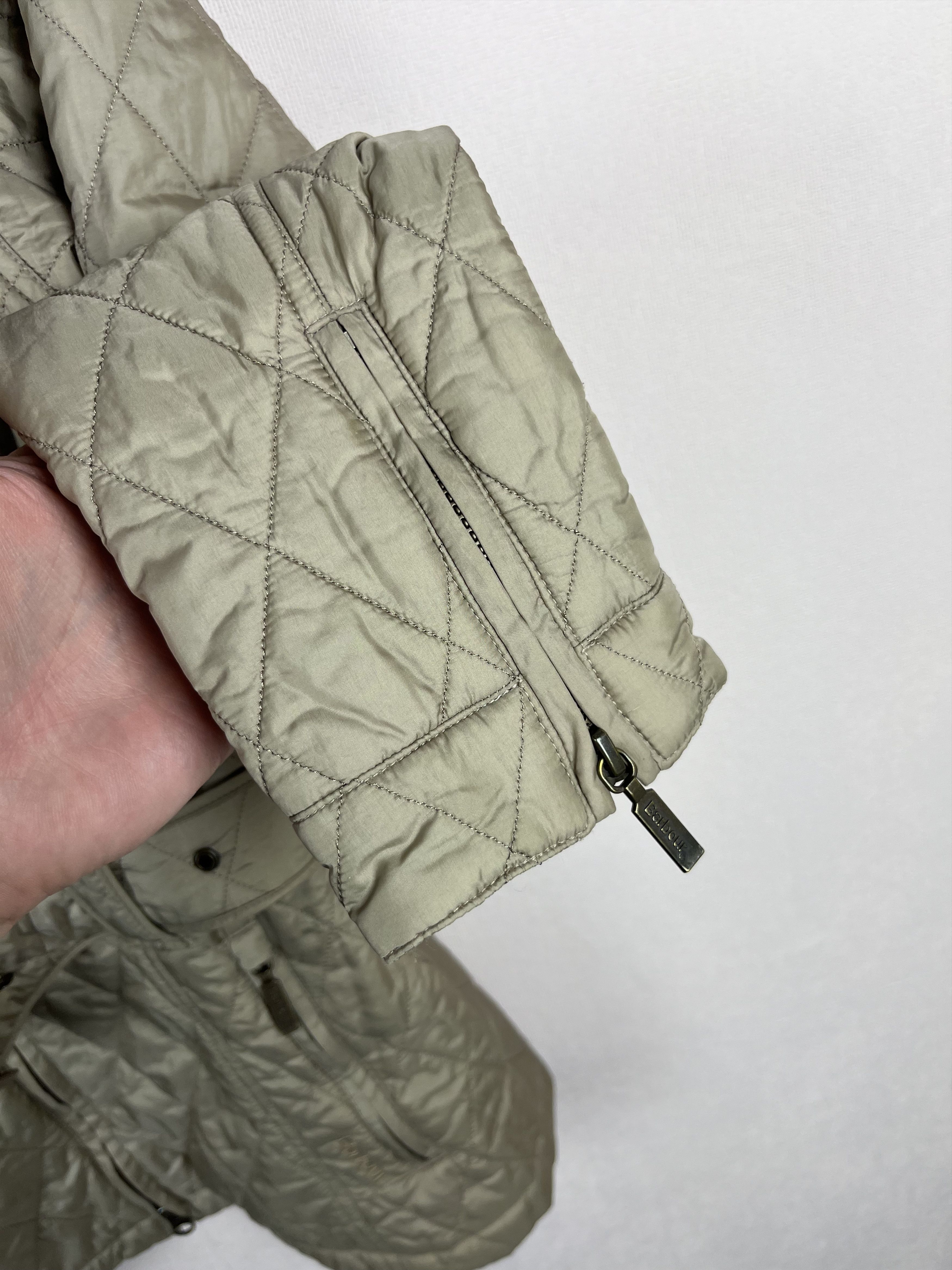 Barbour BARBOUR SIZE UK 10 US 6 BEIGE FLYWEIGHT GRACE QUILTED JACKET Size XS / US 0-2 / IT 36-38 - 3 Thumbnail