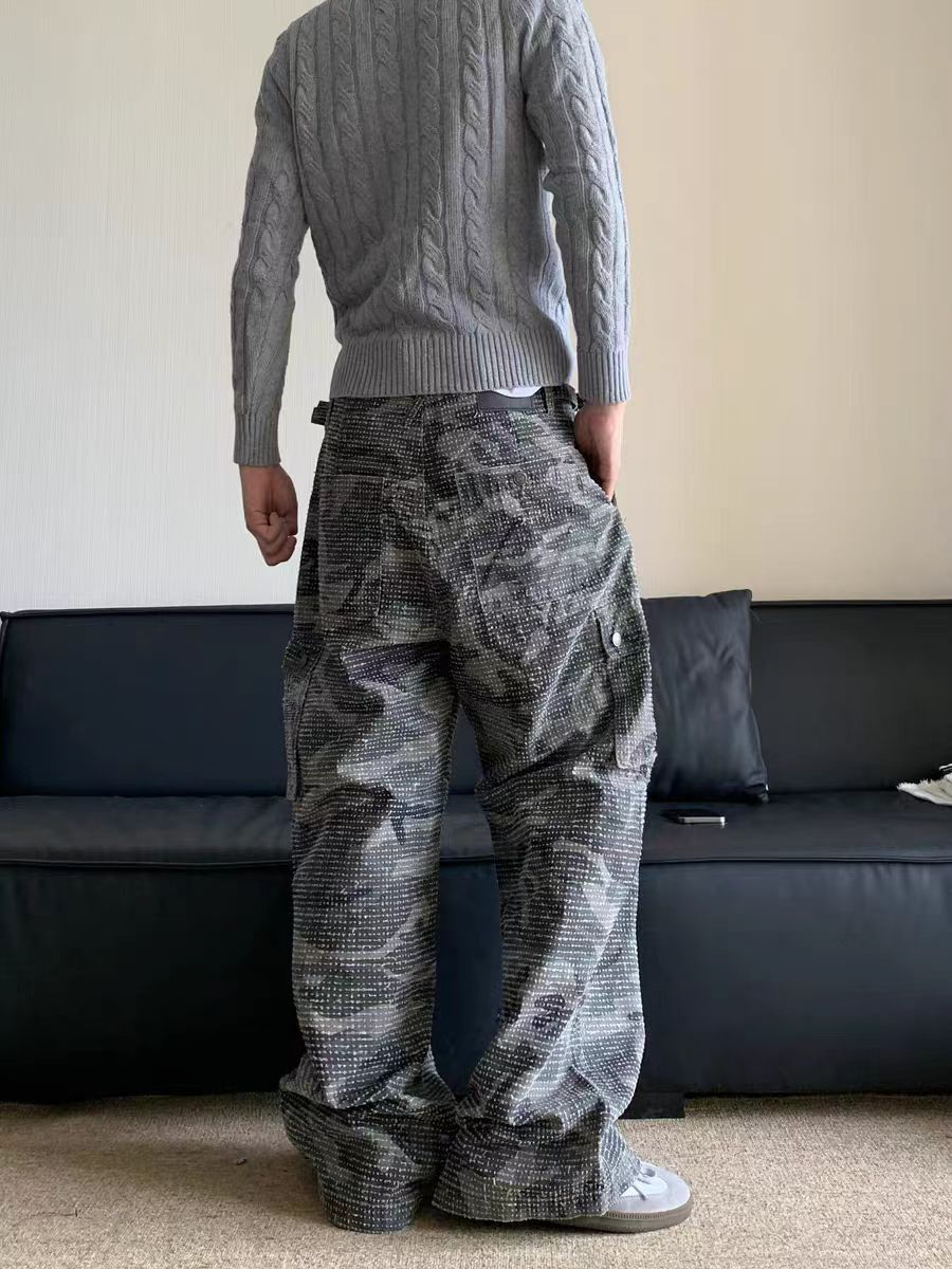 Japanese Brand × Vintage Camouflage Vintage Workwear Loose Casual Trousers Size US 32 / EU 48 - 3 Thumbnail
