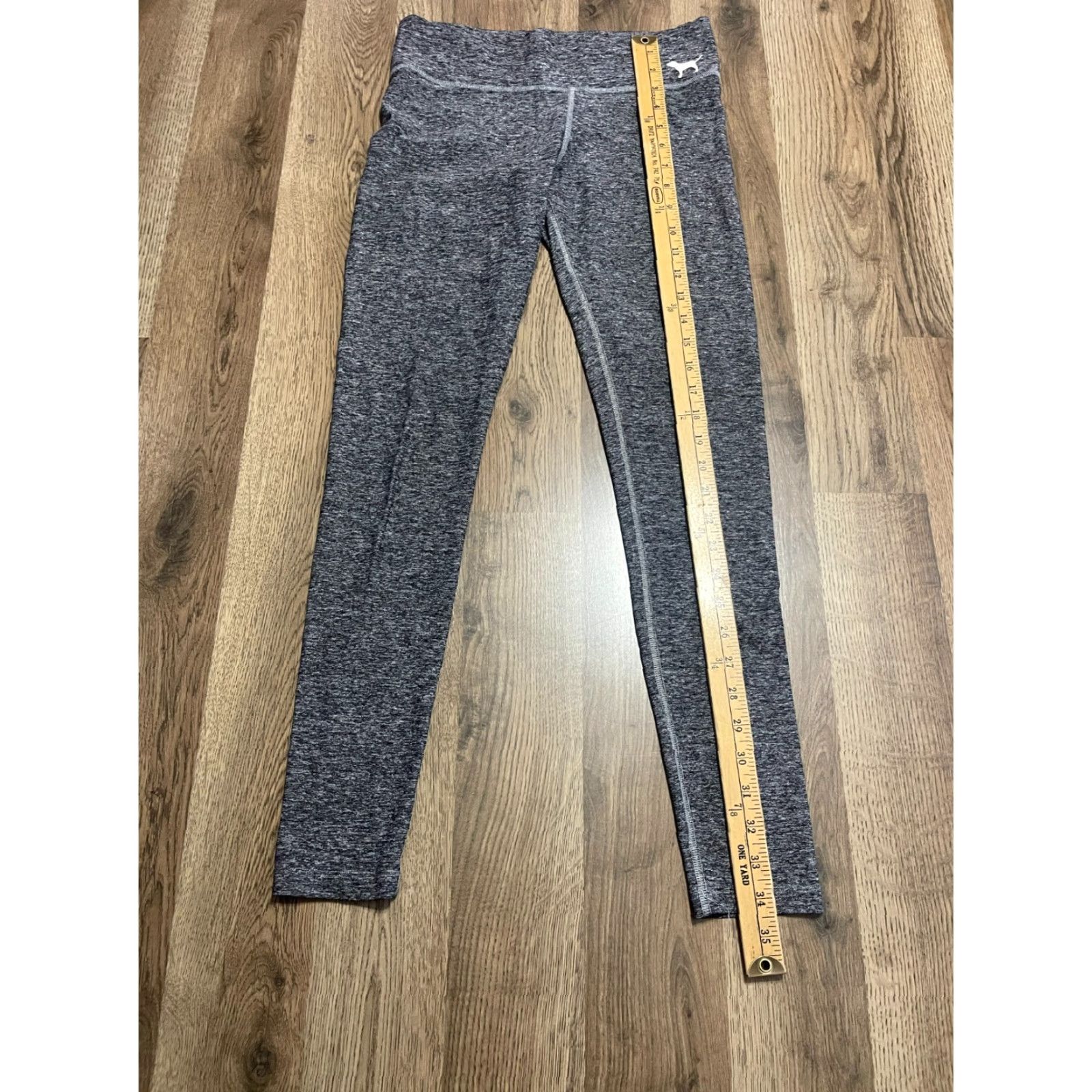 Victoria's Secret Victoria's Secret Pants Women XS Gray Leggings Pull On PINK YOGA Casual Ankle Inseam 28 in Size 26" / US 2 / IT 38 - 5 Thumbnail