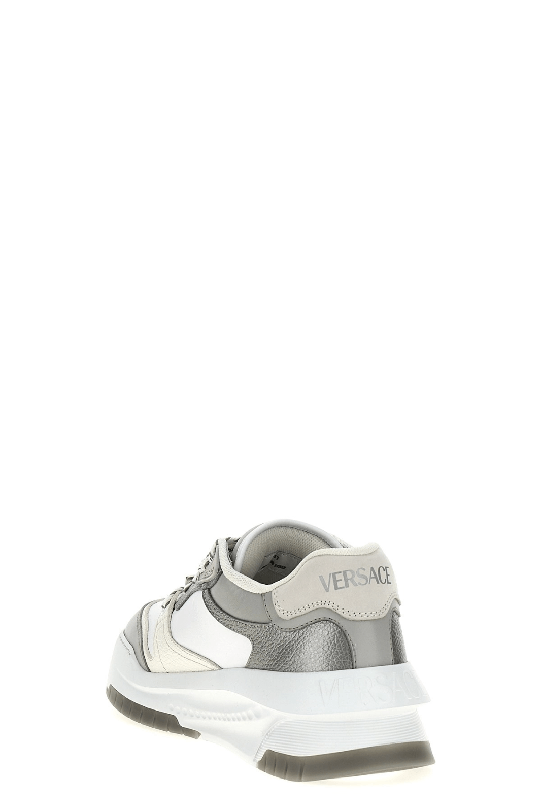 Versace VERSACE Odissea Gray/White Leather Sneakers New & Authentic Size US 12 / EU 45 - 3 Thumbnail