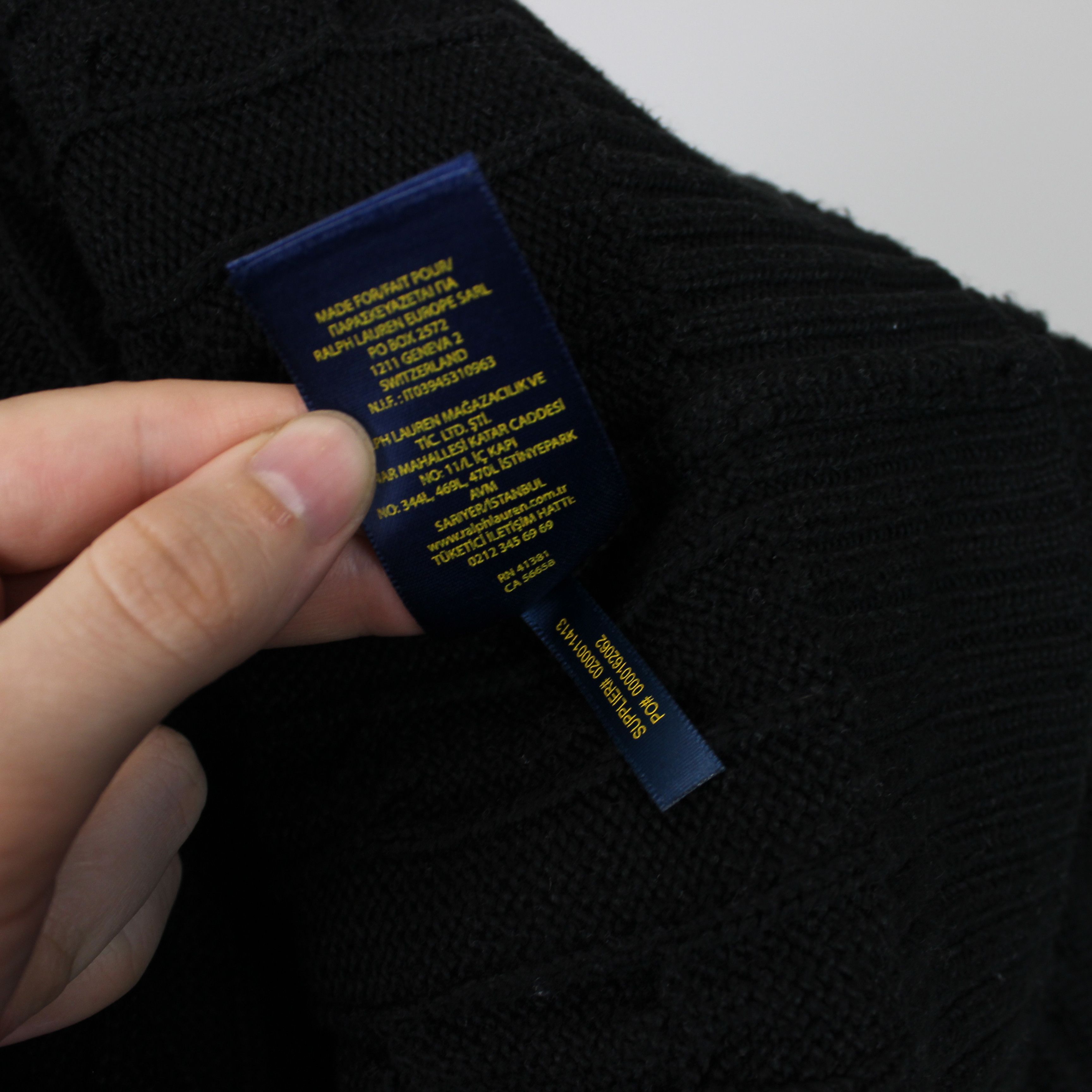 Polo Ralph Lauren Polo Ralph Lauren sweater knitwear XL black vintage Size US XL / EU 56 / 4 - 8 Thumbnail