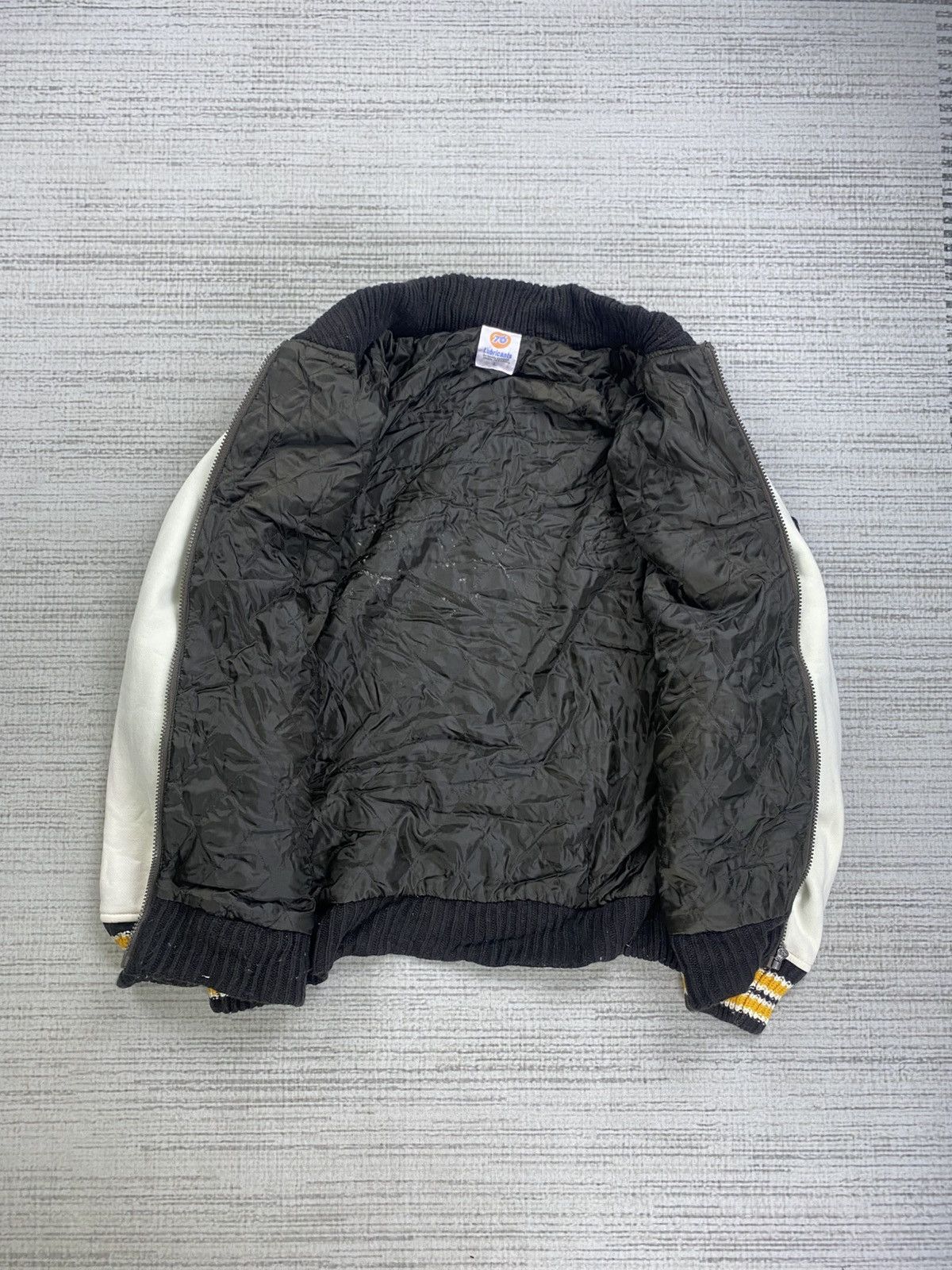 Japanese Brand × Vintage Vintage 76 Lubricants Racing Fuel Embroidery Varsity Jacket Size US L / EU 52-54 / 3 - 6 Thumbnail