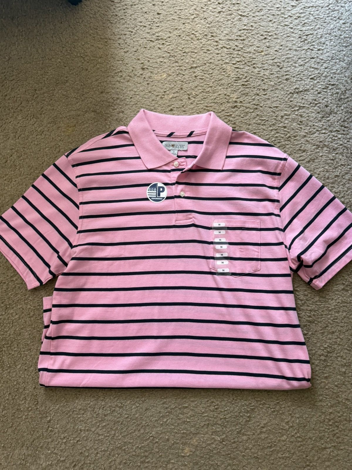 Other Sun River Clothing Co striped polo Size US M / EU 48-50 / 2 - 1 Thumbnail