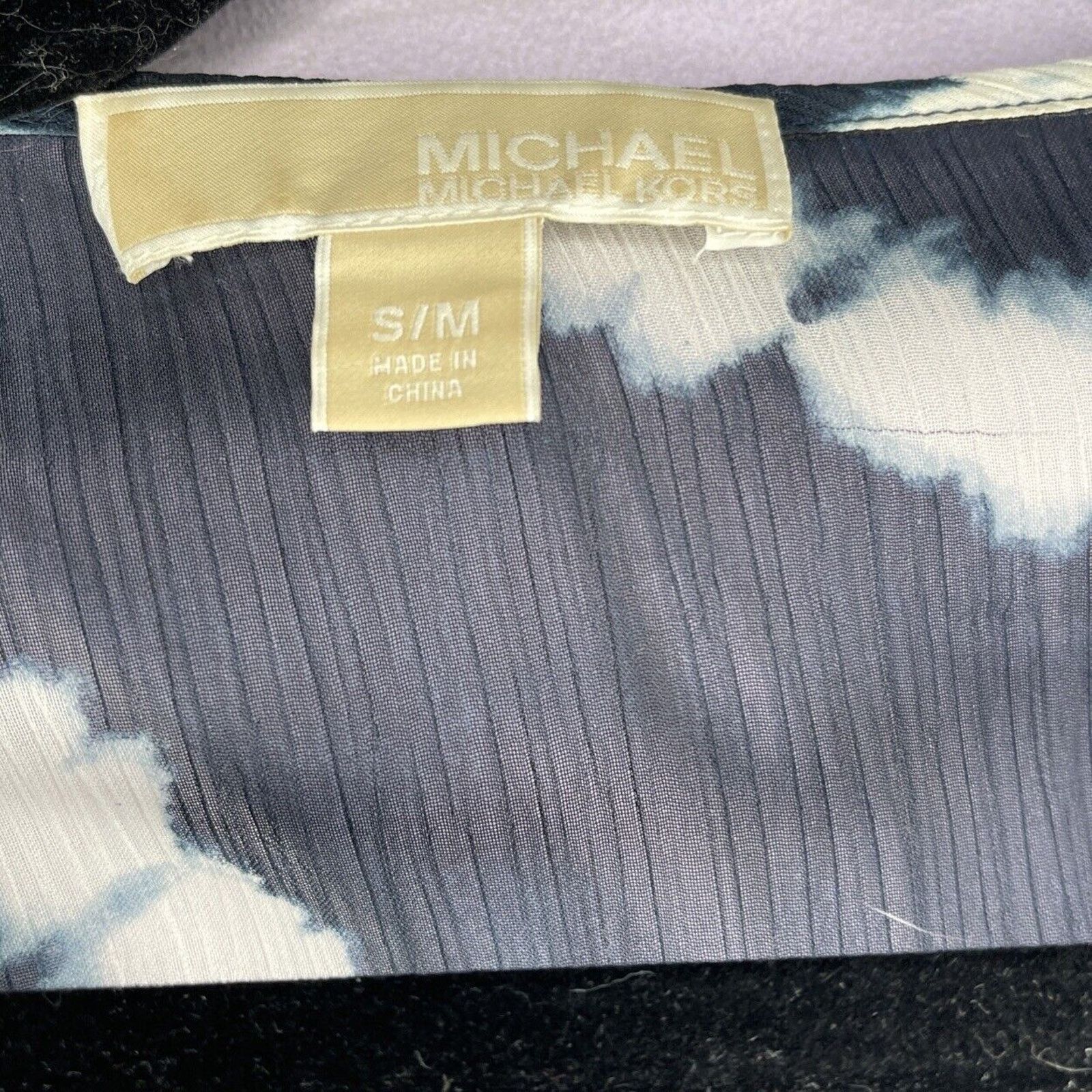 Michael Kors Michael Kors - Sheer Tie Dye Pullover Blouse - Sm/Medium Size M / US 6-8 / IT 42-44 - 2 Thumbnail