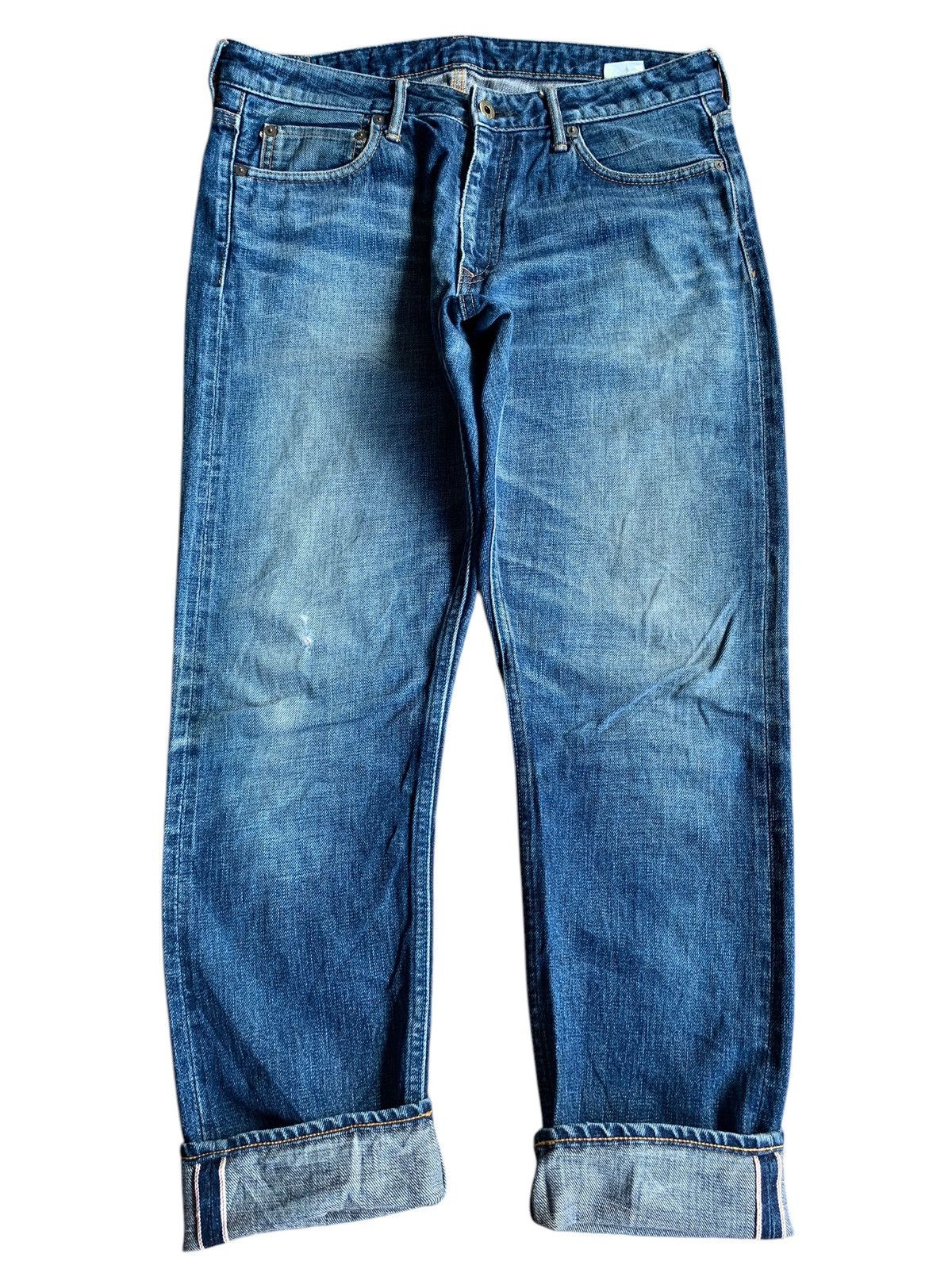 Japanese Brand × Kapital × Vintage JAPAN BLUE JEANS SELVEDGE DISTRESSED DENIM Size US 33 - 5 Thumbnail