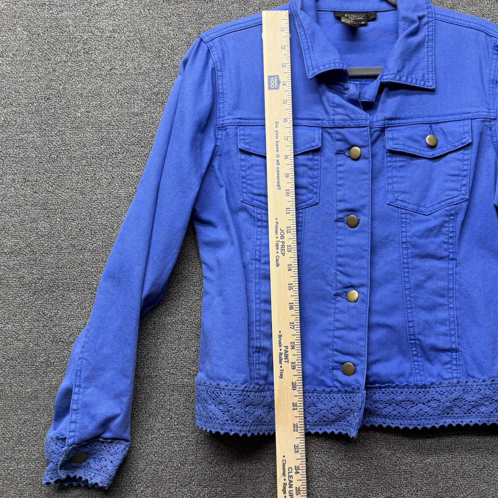 Other Vintage Twiggy London Vibrant Indigo Blue Denim Women’s M Size M / US 6-8 / IT 42-44 - 7 Thumbnail