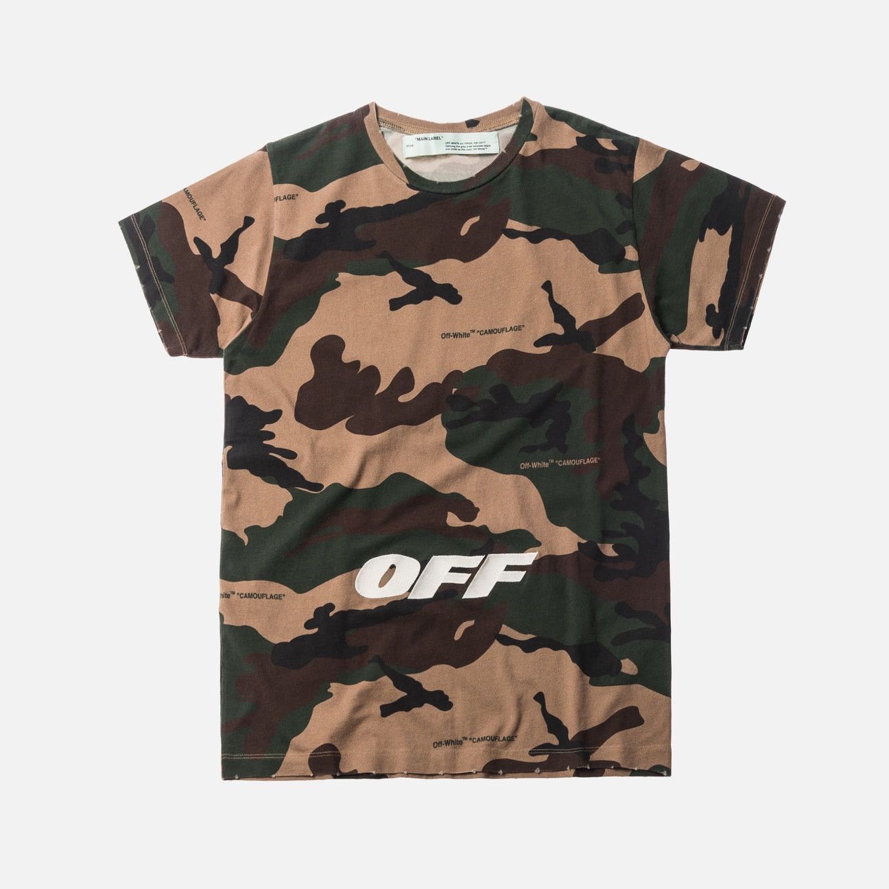 Off-White Off White Oversize Camouflage Tee Size Small Size US S / EU 44-46 / 1 - 1 Thumbnail