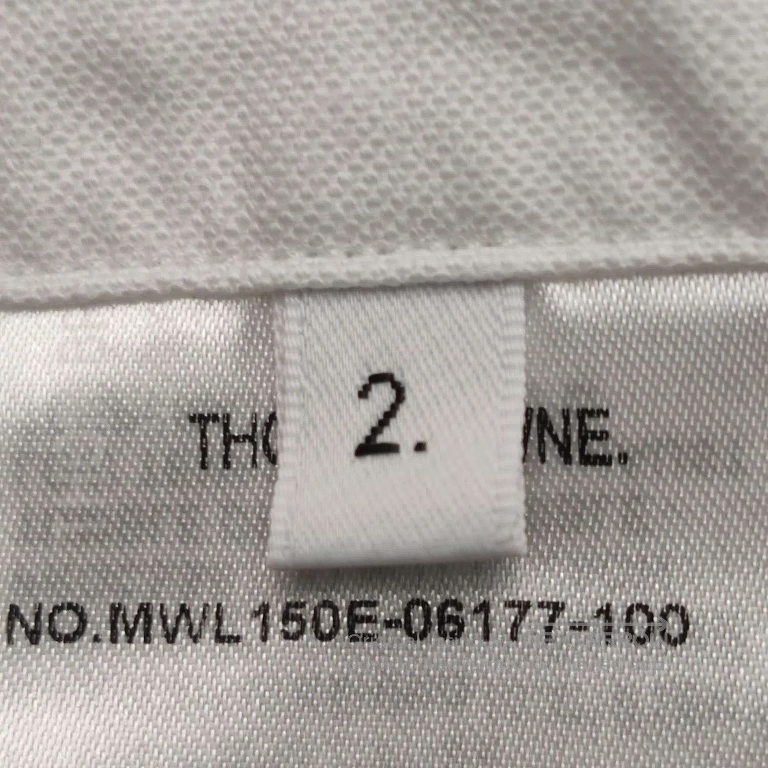 Thom Browne Thom Browne White Striped Sleeve Button. Size US M / EU 48-50 / 2 - 6 Thumbnail