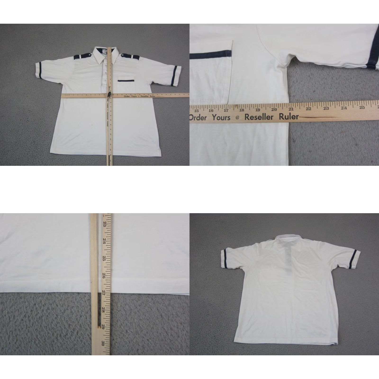 Vintage VINTAGE Desert Palm Polo Shirt Mens L White Blue 80s 90s Polo Shirt Mens L White Blue 80s 90s Size US L / EU 52-54 / 3 - 8 Thumbnail
