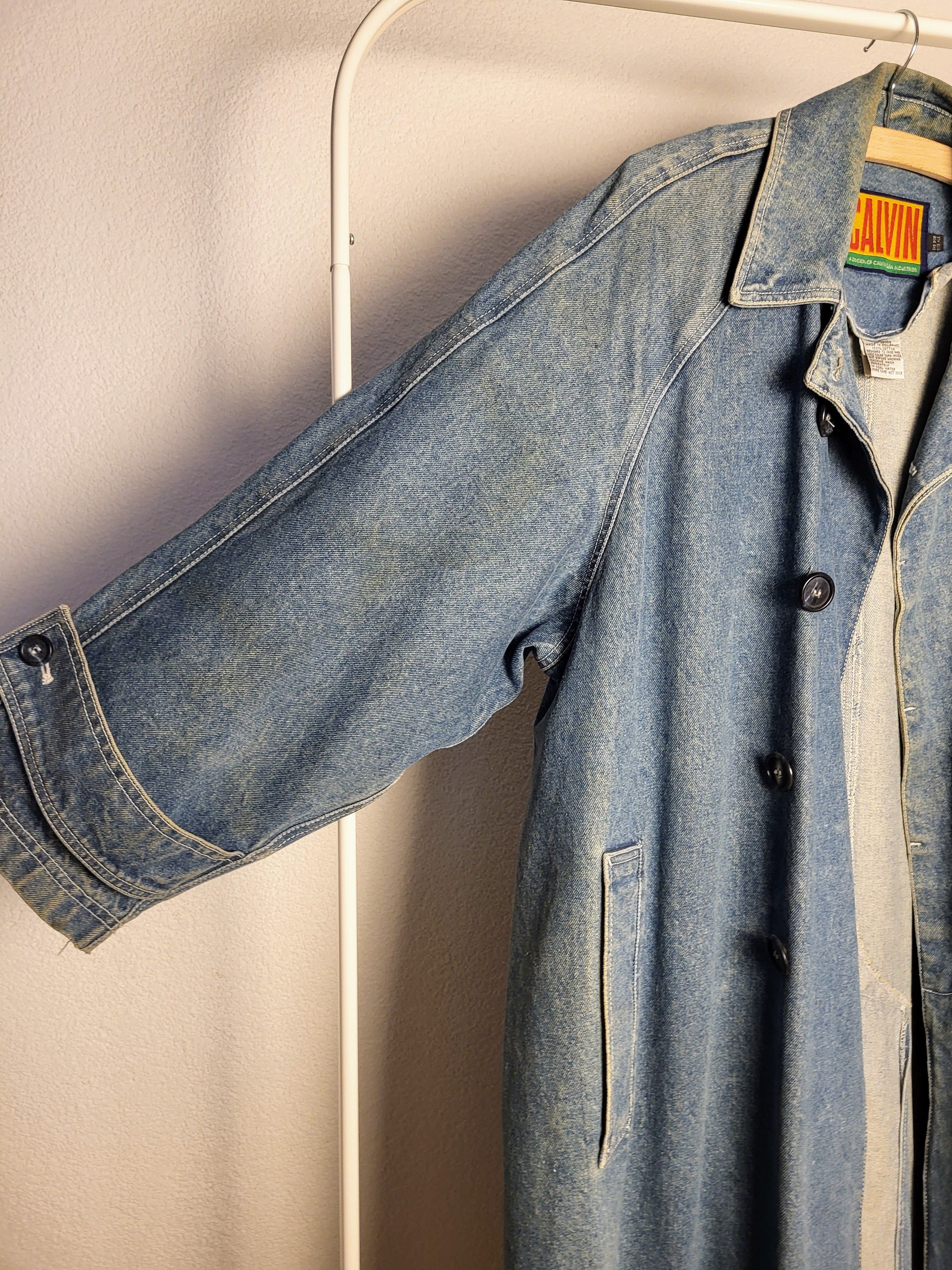 Calvin Klein Calvin Klein Vintage Oversized Denim Coat – One Size Size US L / EU 52-54 / 3 - 4 Thumbnail