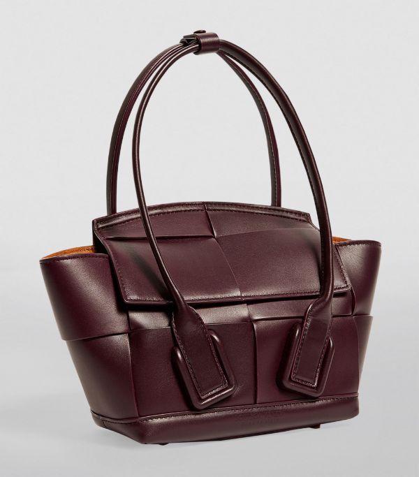 Bottega Veneta o1loc1c0824 Size: OS / Small Arco Bag in Bordeaux Size ONE SIZE - 5 Thumbnail