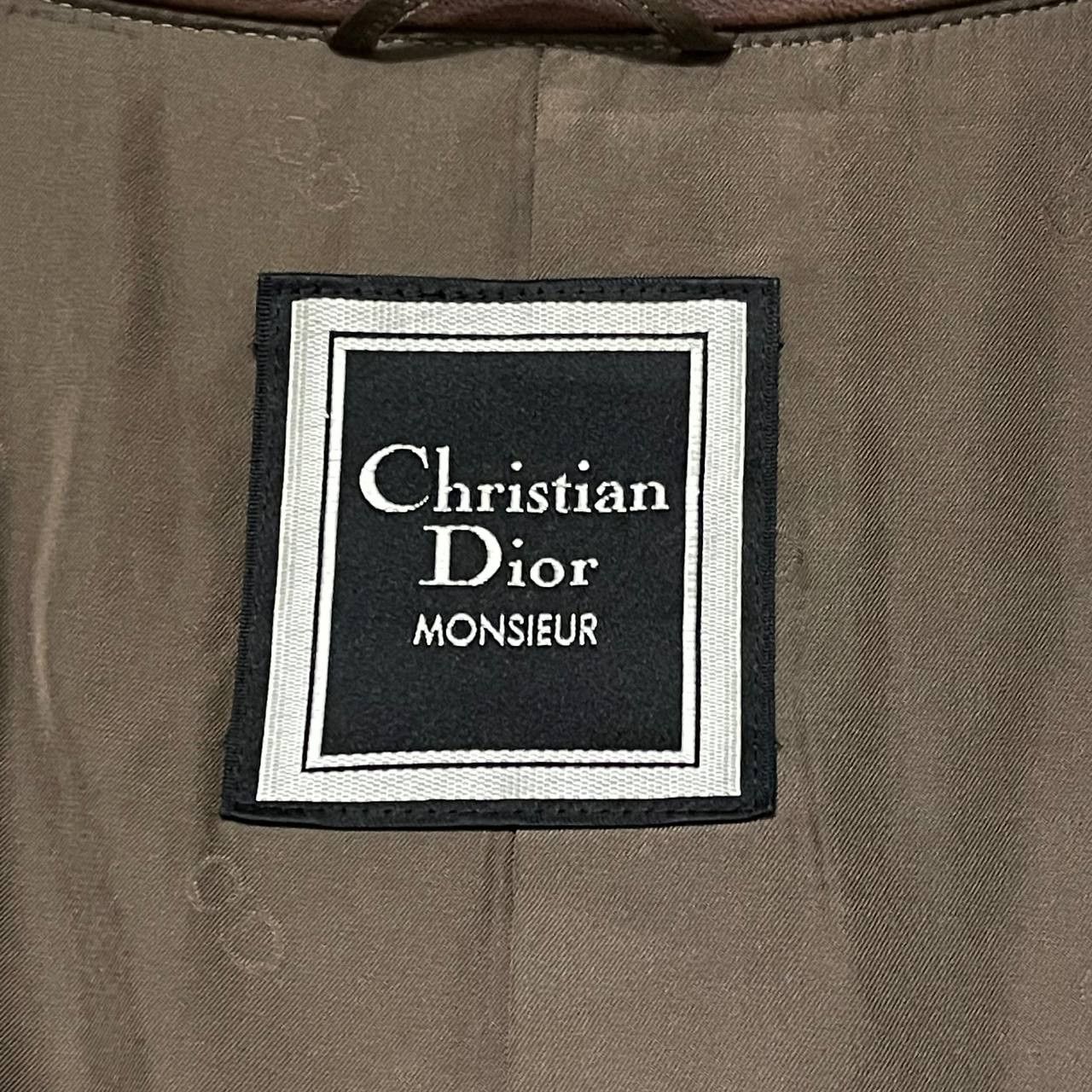 Christian Dior Monsieur Vintage Christian Dior Monsieur Wool Coat Leather Collar Size US M / EU 48-50 / 2 - 9 Thumbnail