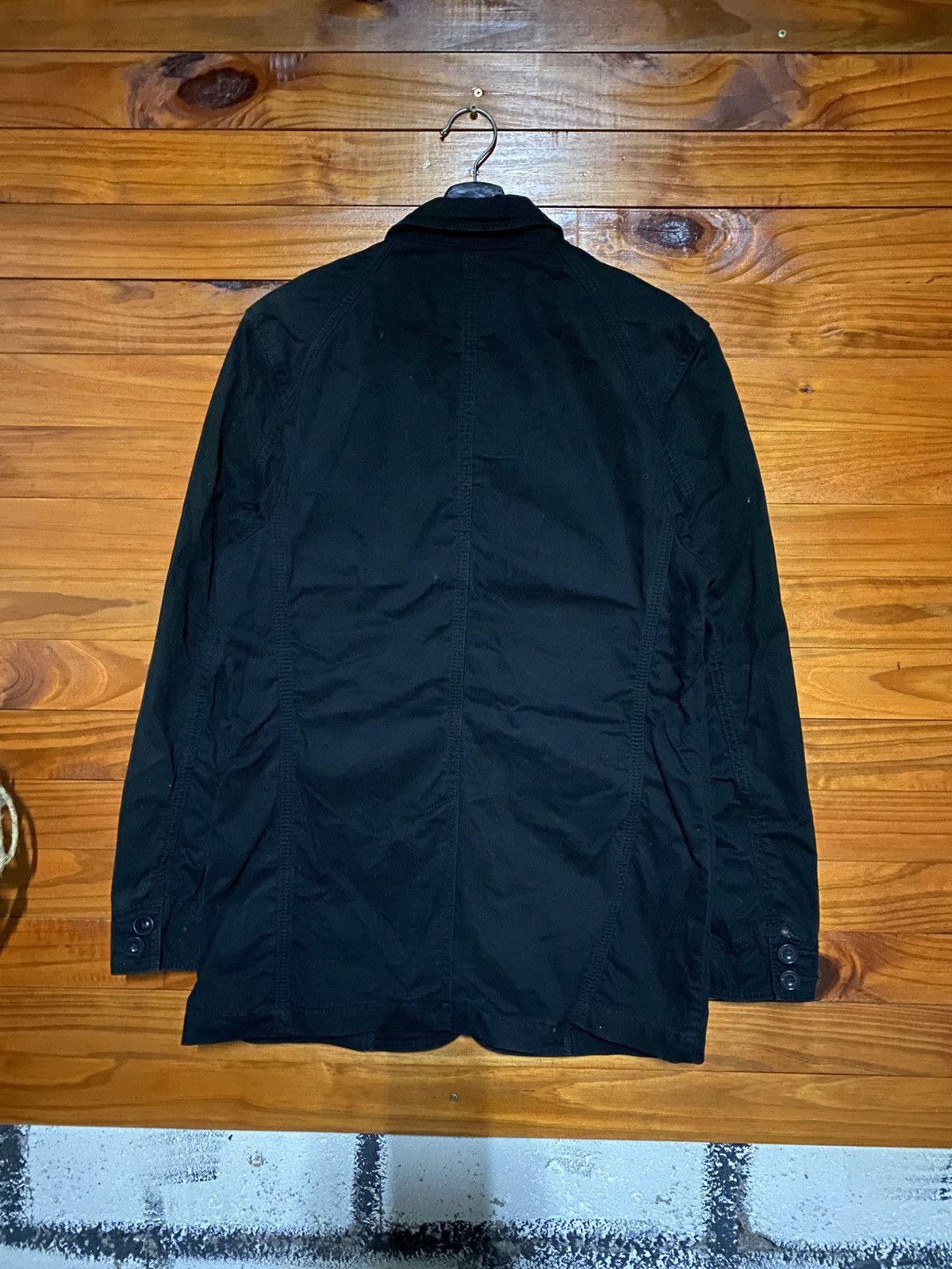 Gap Vintage GAP Black Utility Blazer Jacket Minimalist Workwear Size US M / EU 48-50 / 2 - 7 Thumbnail