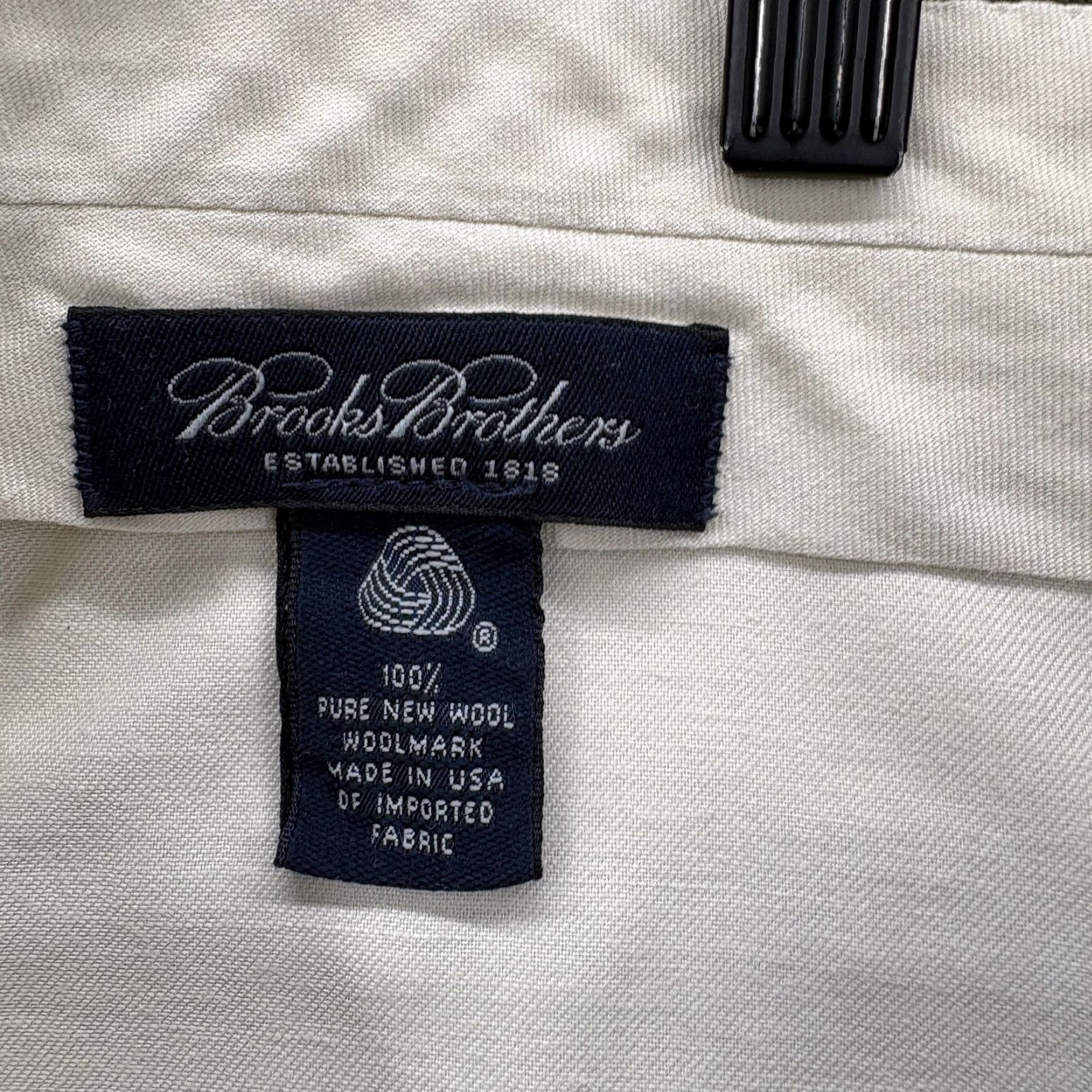 Brooks Brothers VINTAGE Brooks Brothers Dress Pants Mens 40x34 Green Wool Pleated Cuffed USA Size US 40 / EU 56 - 7 Thumbnail