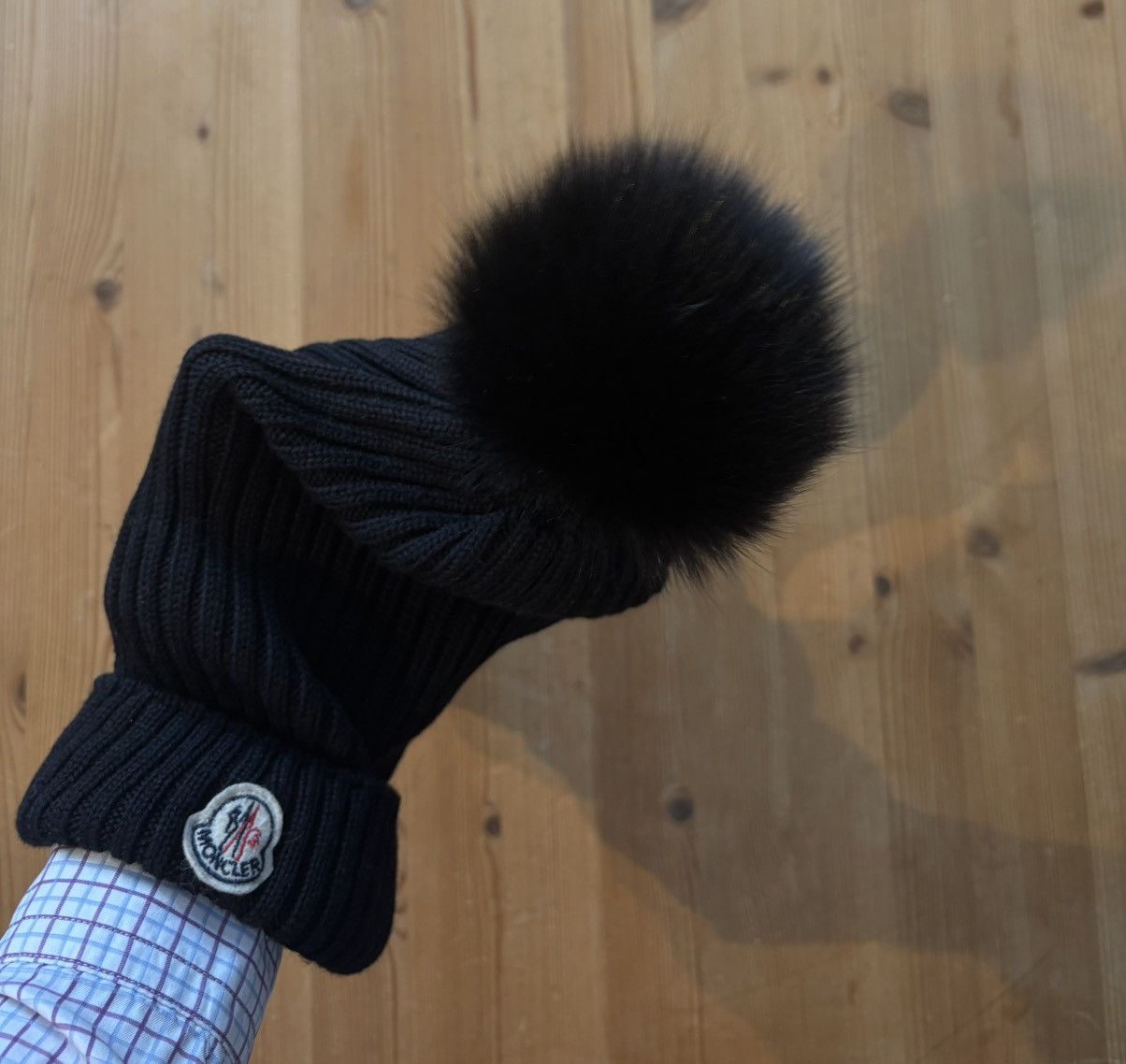 Moncler Moncler Pom Pom Berretto Womens Beanie Size ONE SIZE - 5 Thumbnail