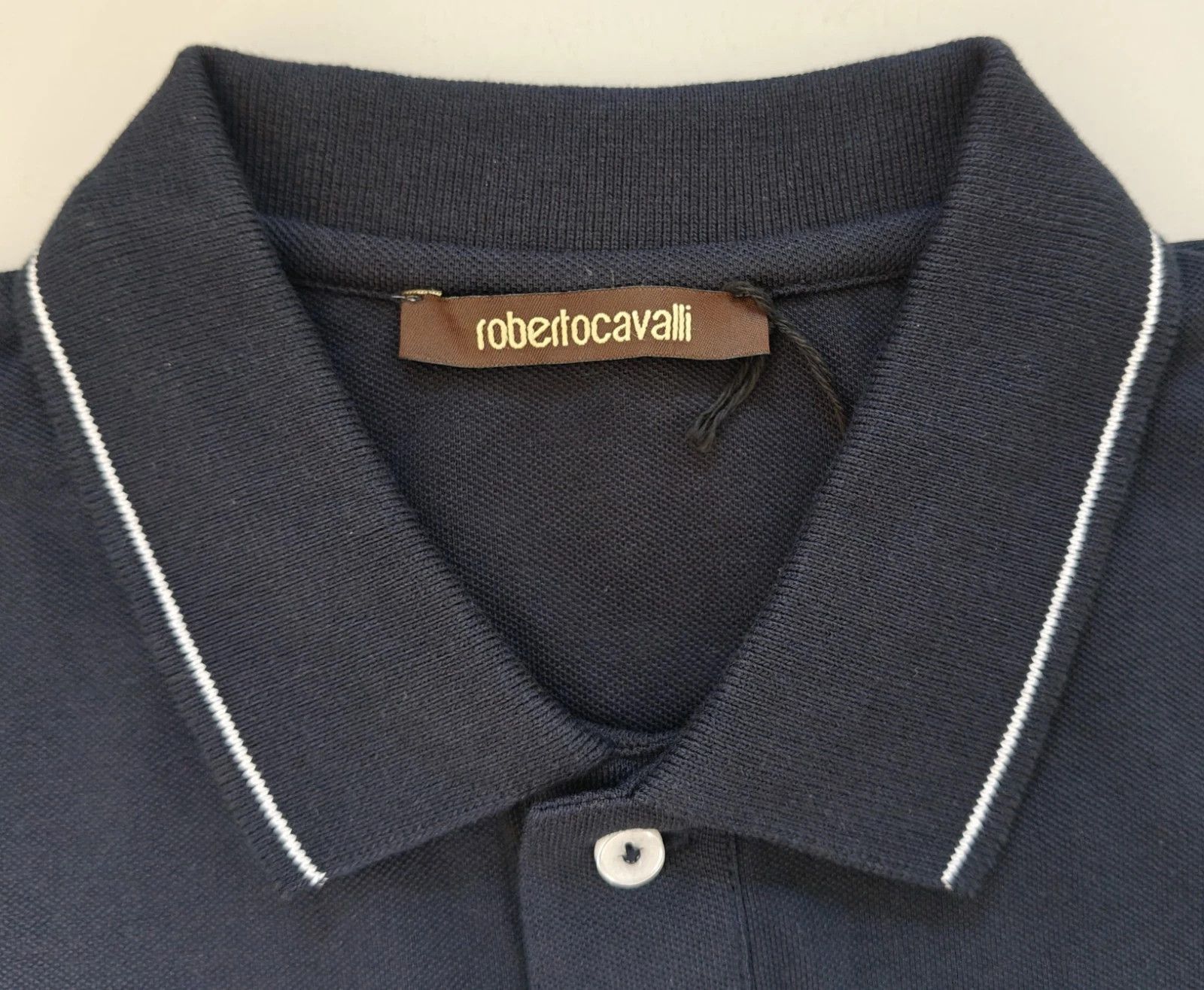 Roberto Cavalli Robert Cavalli RC Monogram-Embroidered Polo Shirt T / 6005 Size US L / EU 52-54 / 3 - 5 Thumbnail
