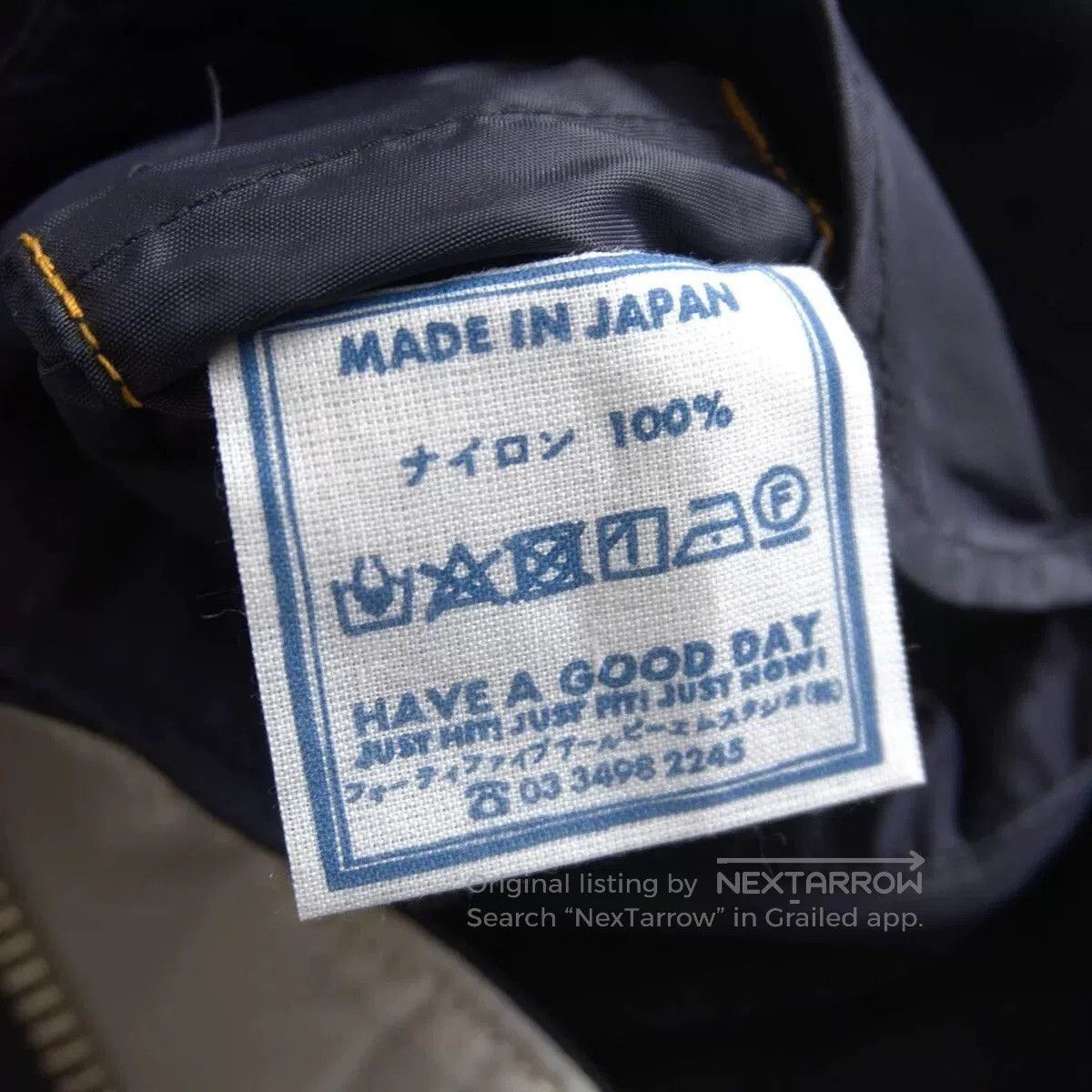 45rpm Blue Reversible Nylon Jacket. Size US M / EU 48-50 / 2 - 6 Thumbnail