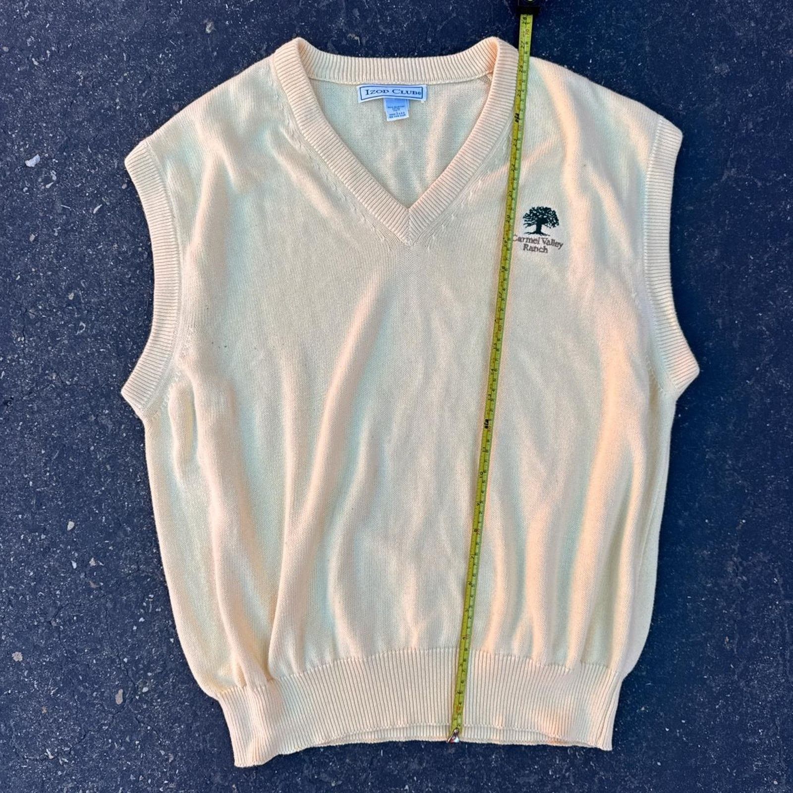 Izod Vintage 90s IZOD Golfers Yellow Sweater Vest – Size Large Size US L / EU 52-54 / 3 - 6 Thumbnail