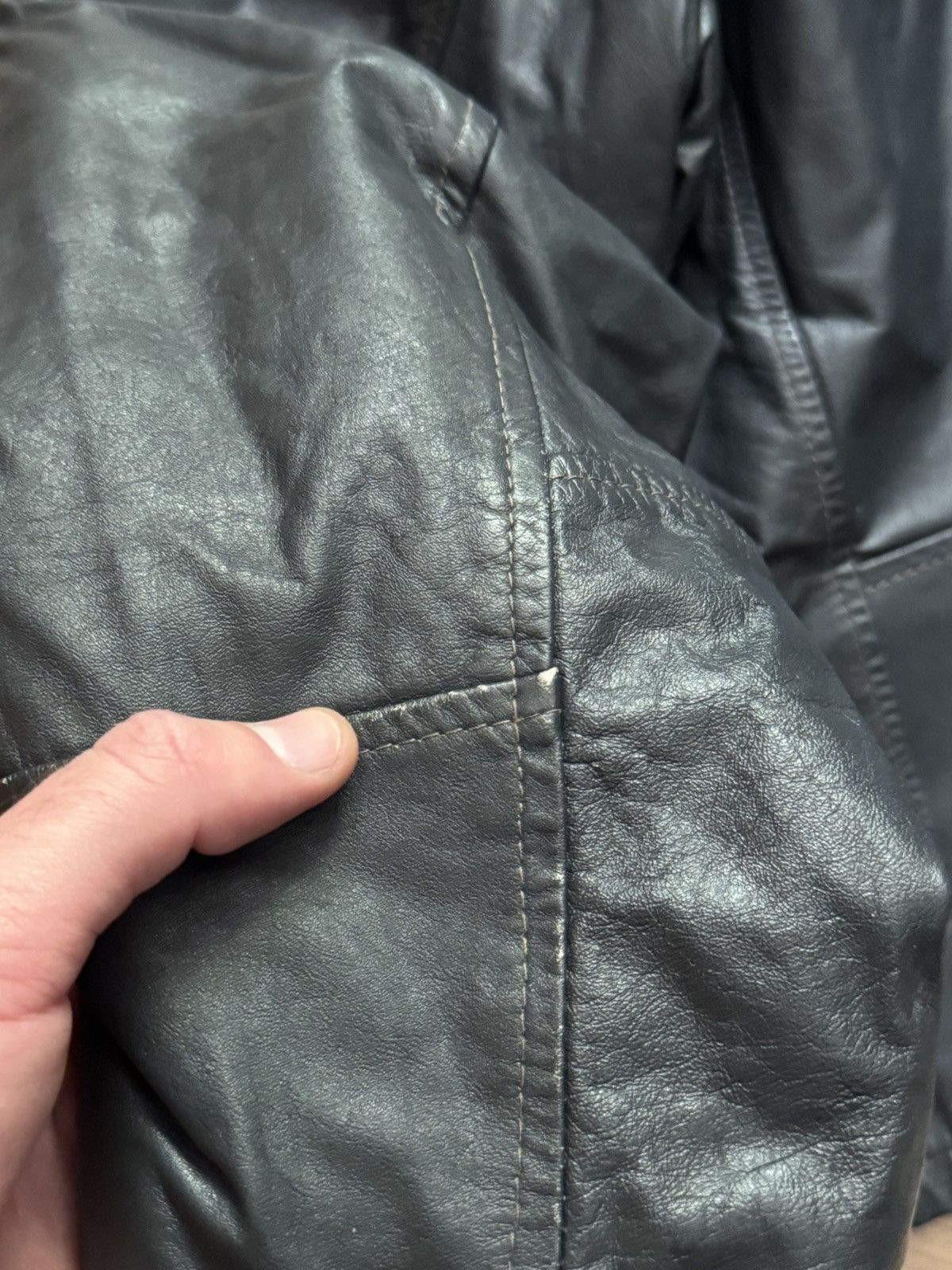 Genuine Leather Vintage 90’s Moto Racing Formula 1 Genuine Leather Jacket Size US L / EU 52-54 / 3 - 7 Thumbnail