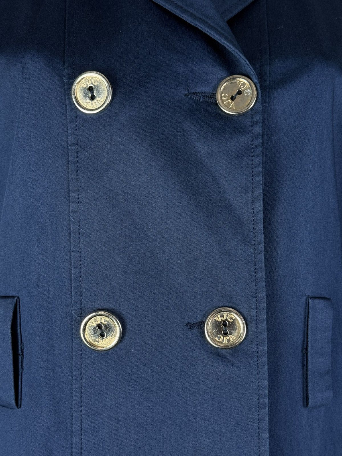 Versace Vintage Versace Jeans Couture 90s Trench Coat jacket Size L / US 10 / IT 46 - 9 Thumbnail