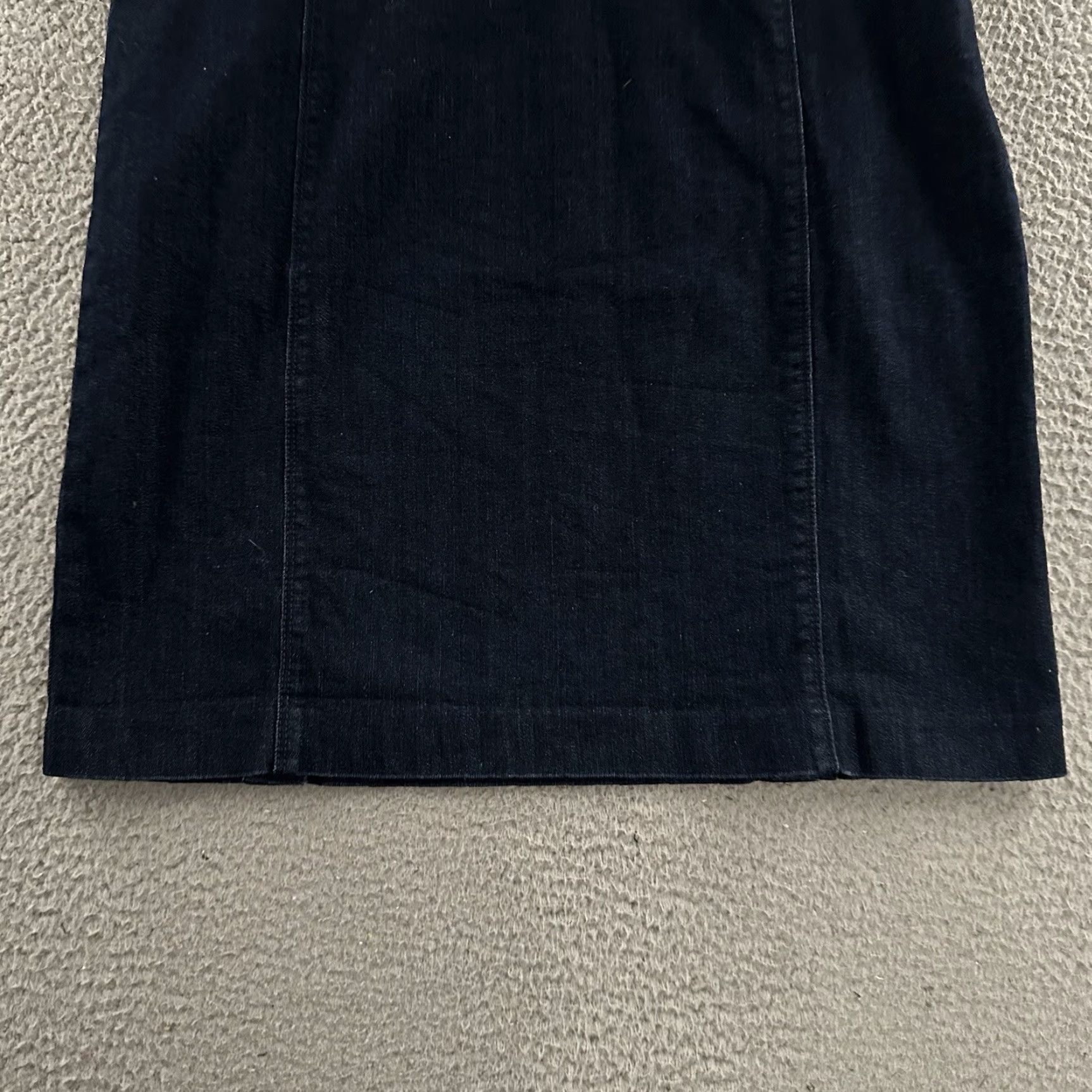 J. Jill J. Jill Skirt Womens Blue Size 10 Denim Stretch Cotton Blend Pencil Missy Straight & Pencil blue 10 Womens Size 32" / US 10 / IT 46 - 3 Thumbnail