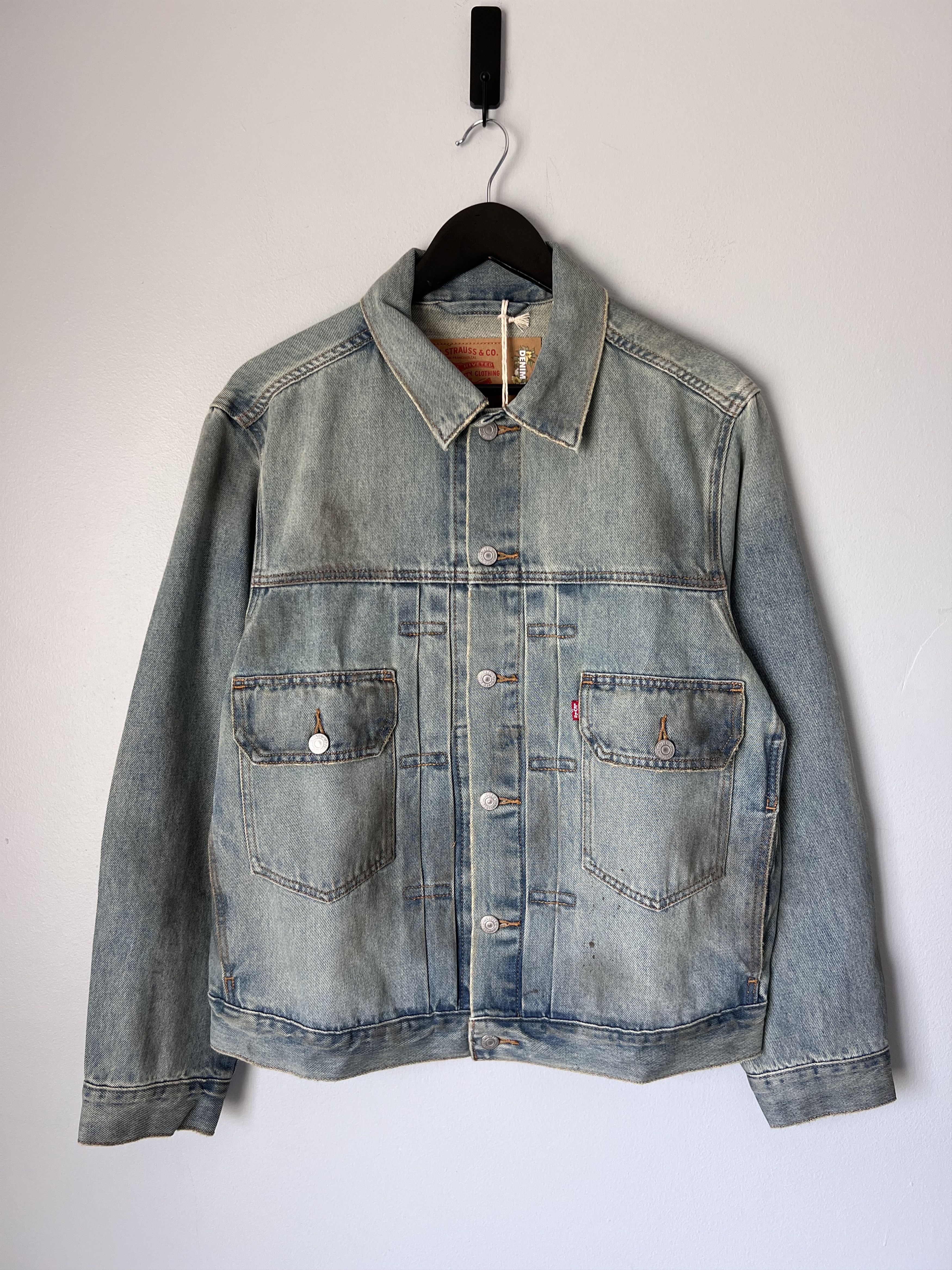 DENIM TEARS × Levi's Denim Tears Levi's Type 2 Denim Jacket in Dirty Wash Size US XL / EU 56 / 4 - 1 Thumbnail