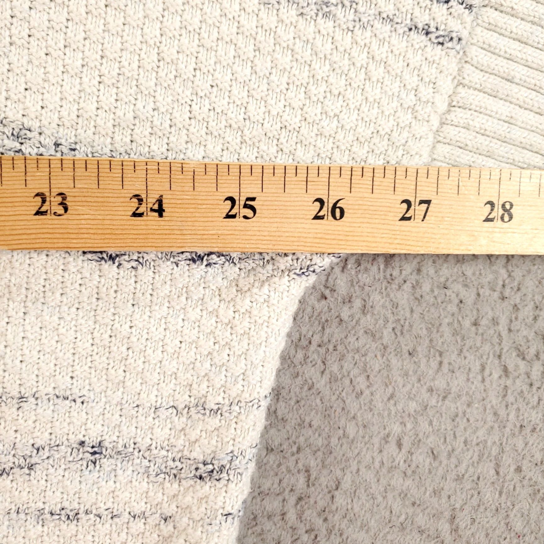 J. Jill J. Jill Cardigan Womens 1X Open Front Sweater Ivory Knit Long Sleeve Bohemian Classic Designer Vintage No Size XL / US 12-14 / IT 48-50 - 4 Thumbnail