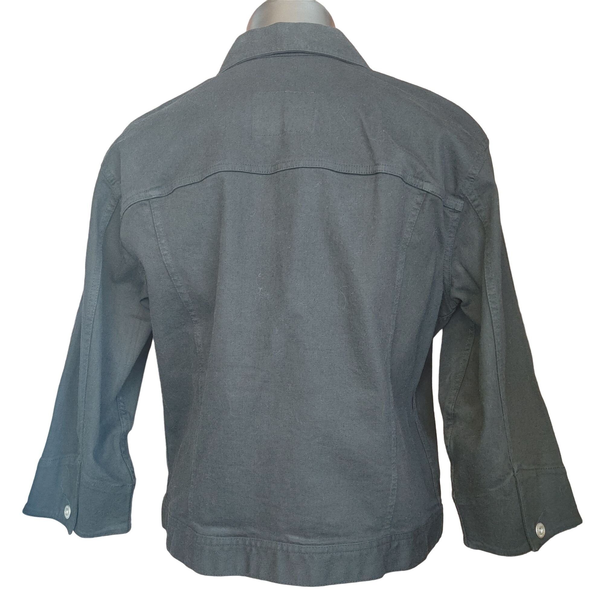 Other Vintage LIZ CLAIBORNE Lizwear Womens L Midweight Denim Jacke Size L / US 10 / IT 46 - 2 Thumbnail