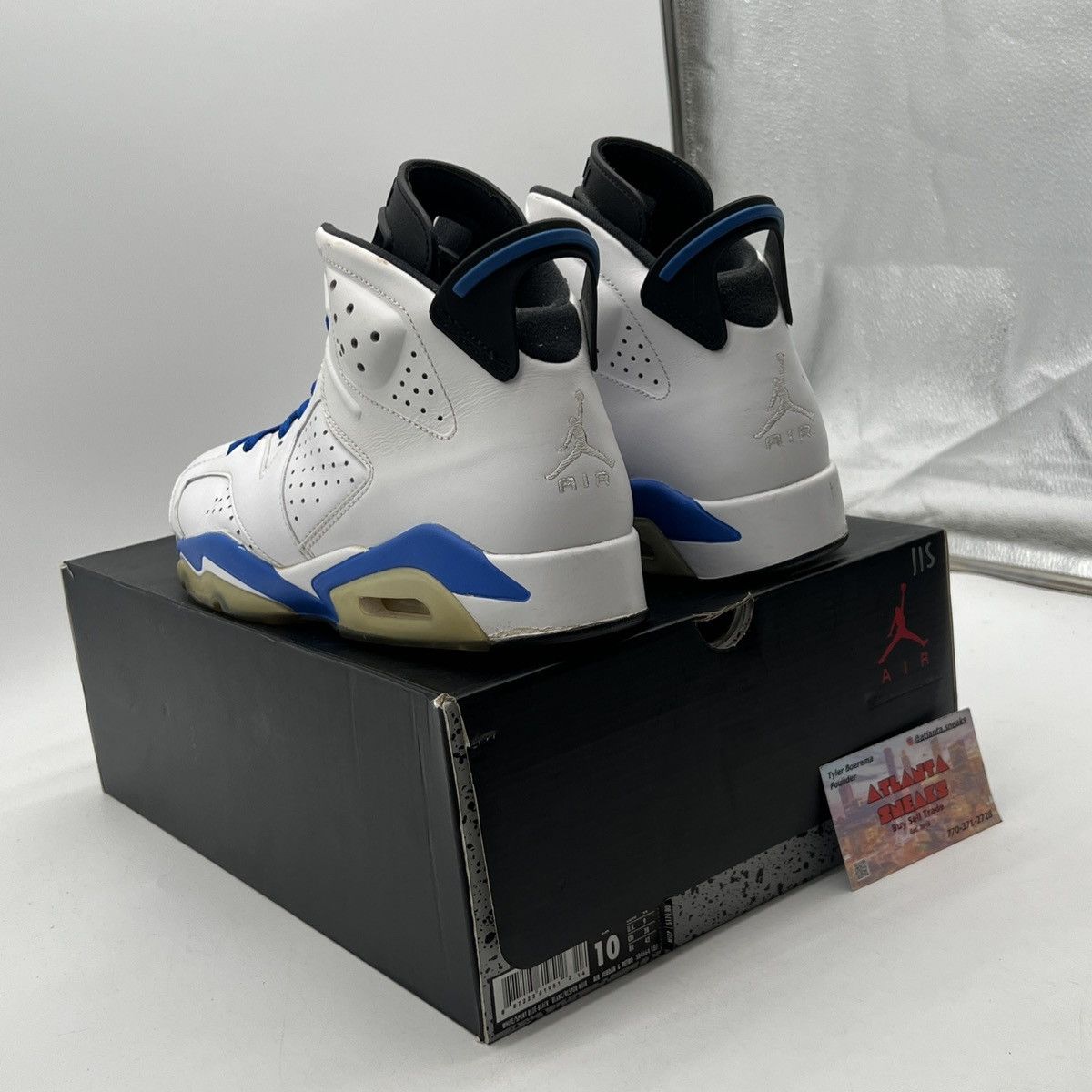 Jordan Brand Air Jordan 6 Sport blue Size US 10 / EU 43 - 4 Thumbnail