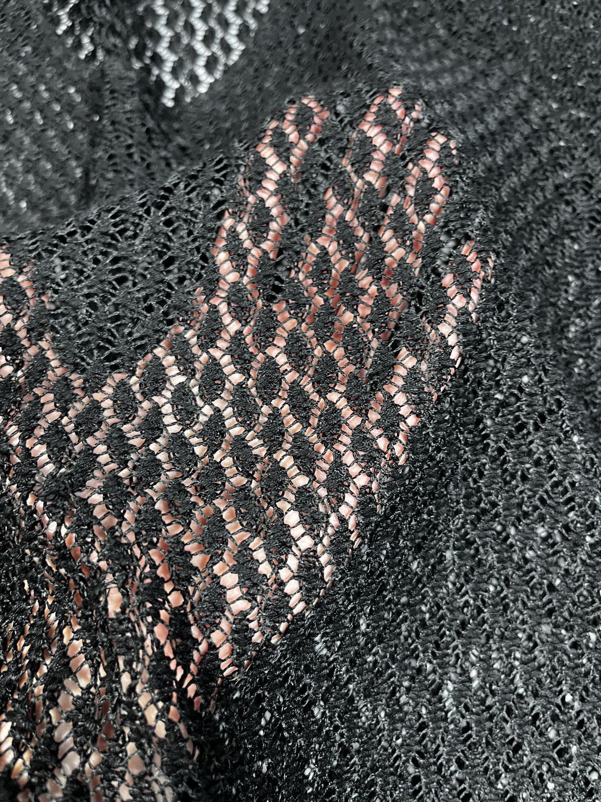 Japanese Brand × Vintage Vintage Y2K style Mesh longsleeve tee Avant Garde opium Size L / US 10 / IT 46 - 4 Thumbnail